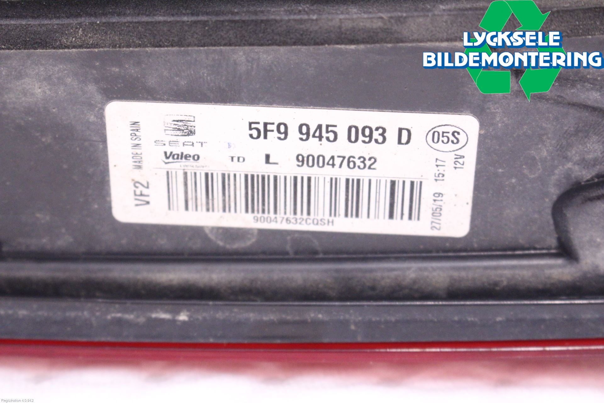 Seat LEON 13-20 Bakljus Lucka Vä