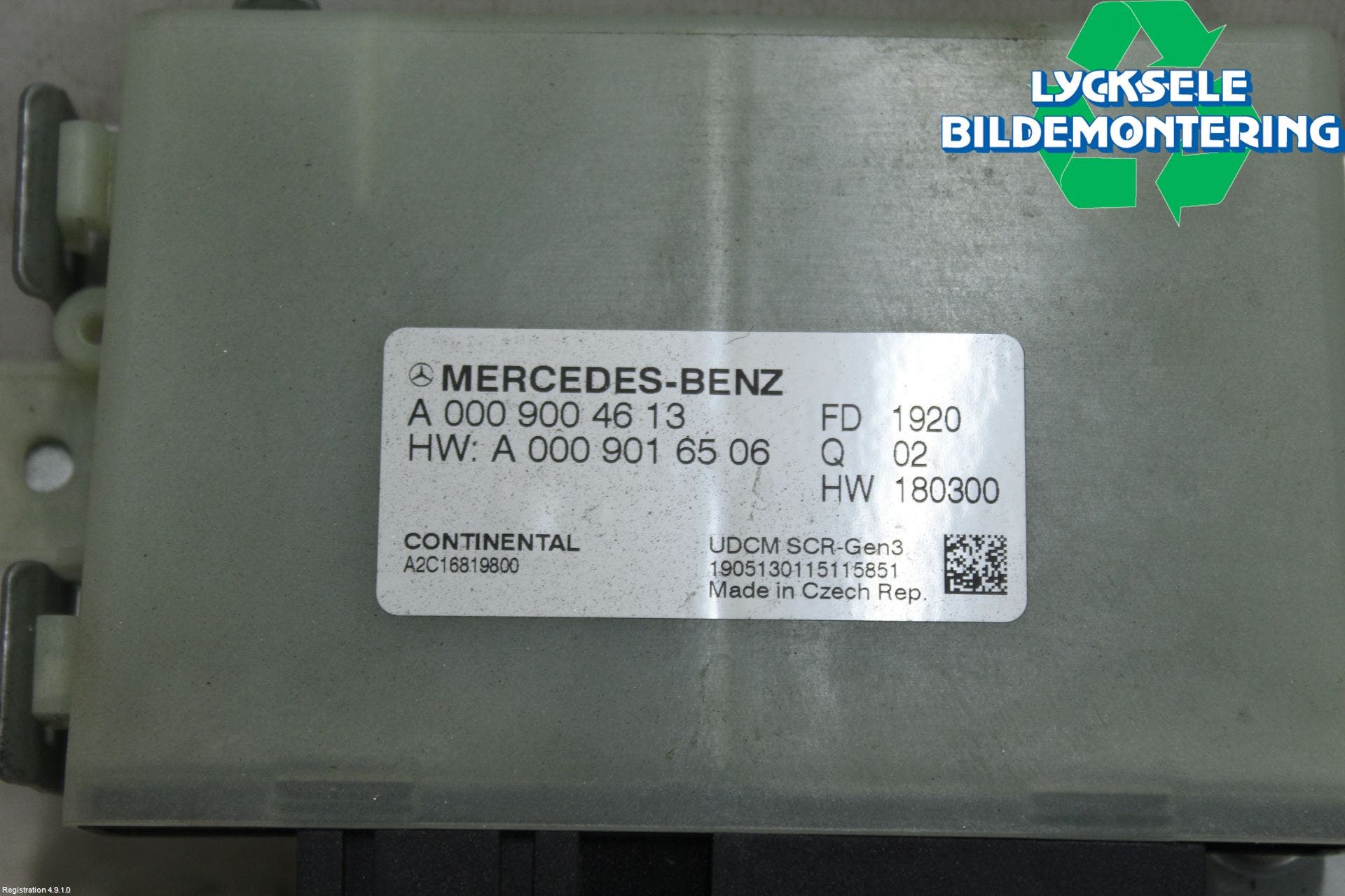 Mercedes-Benz MB C-KLASS (W205) 14-21 Styrenhet Avgasrening