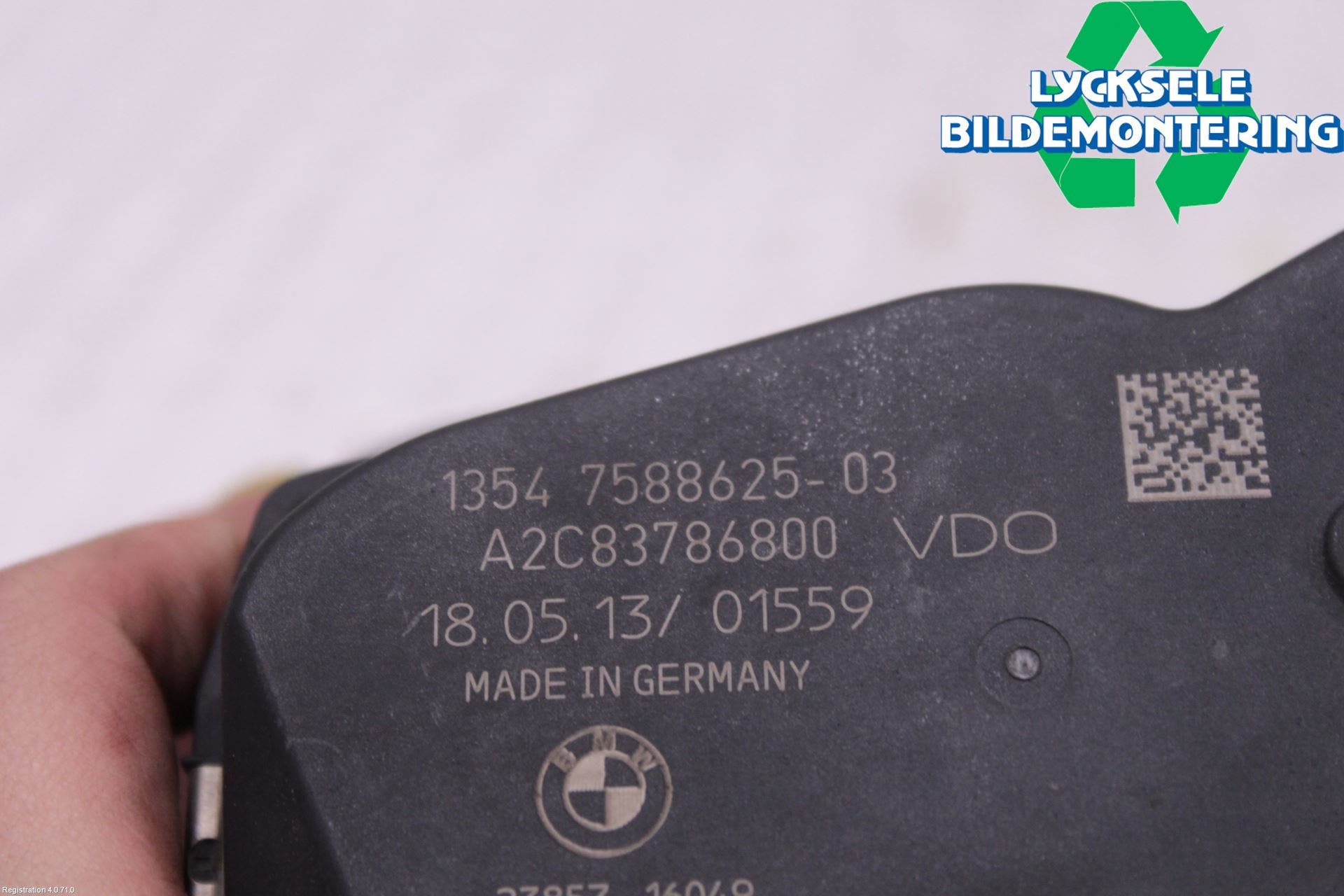 BMW 3 F30/F31/F80 12-19 Injspjällhus