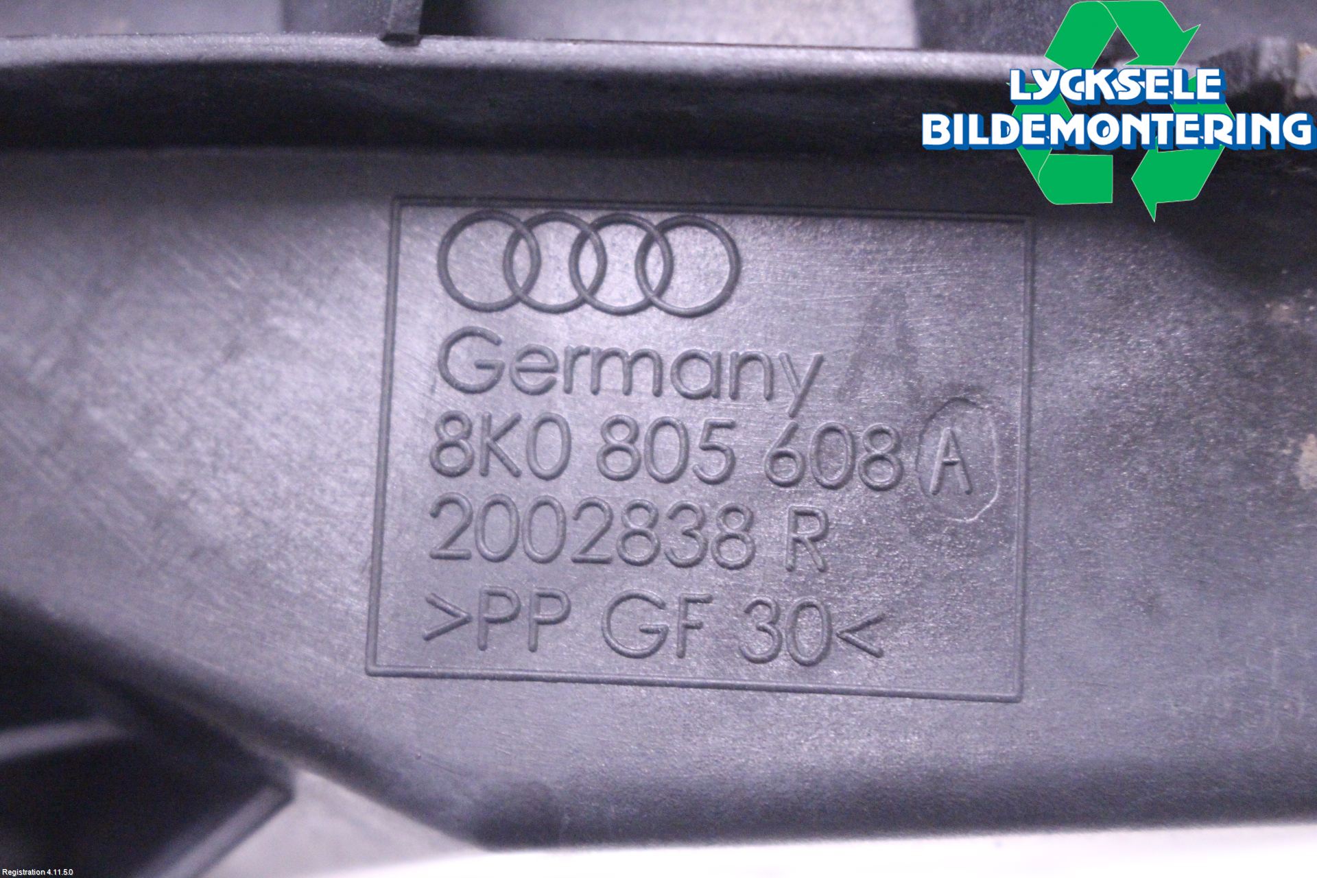 Audi A4/S4 08-11 Strålkast Fästsarg