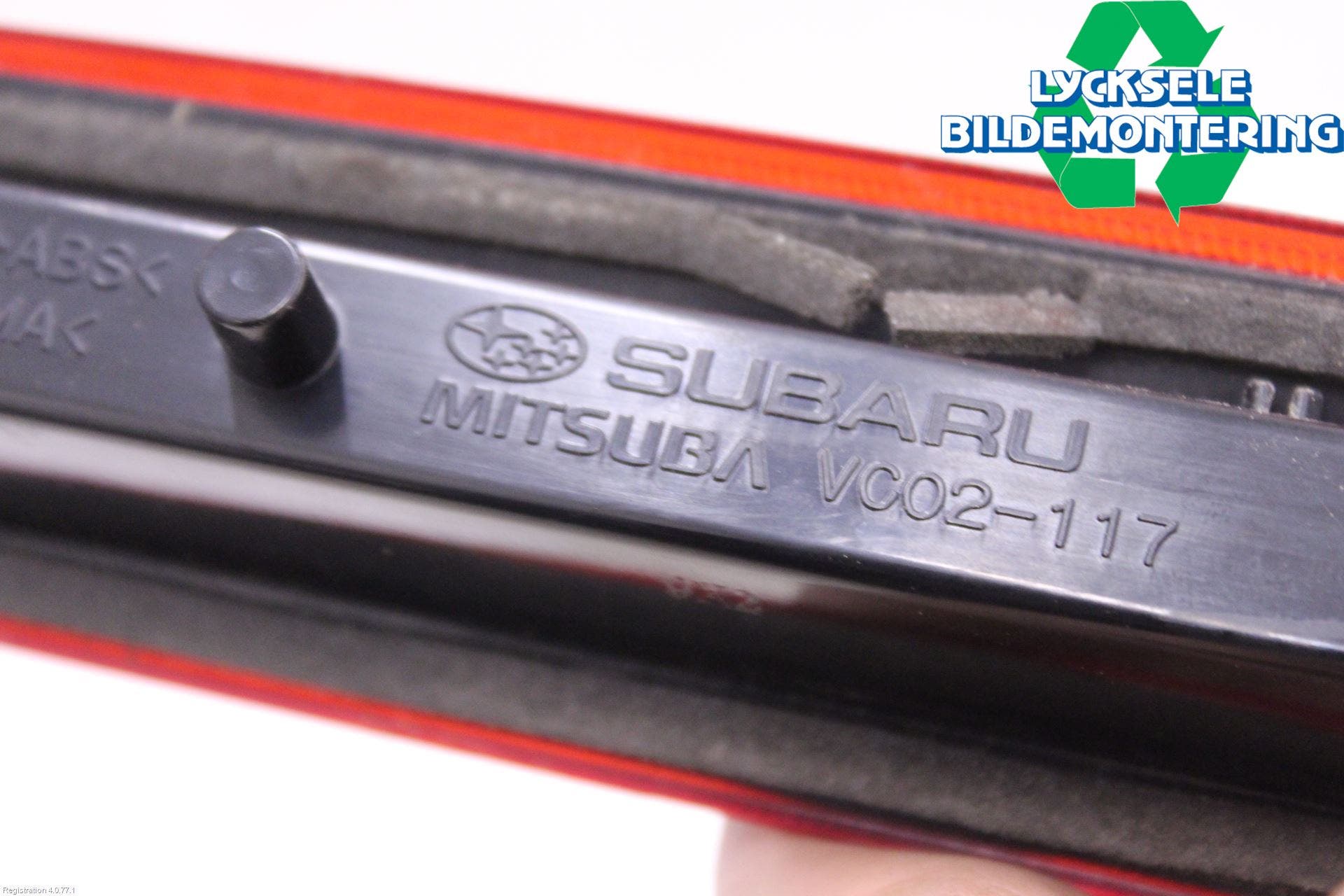 Subaru LEGACY 10-14 Bromsljus Bakruta