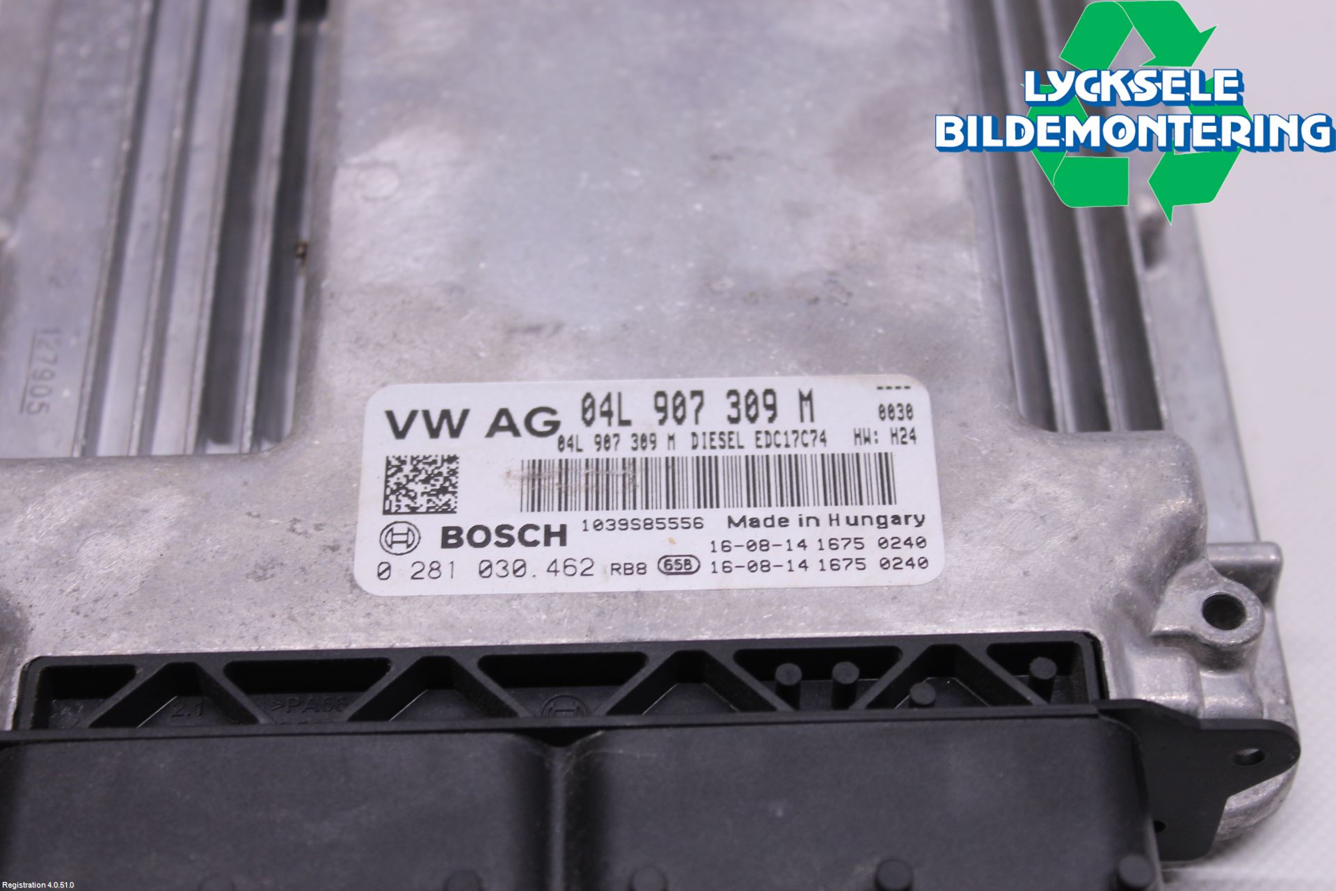 Volkswagen VW PASSAT 15-19 Styrenhet Inspump Diesel