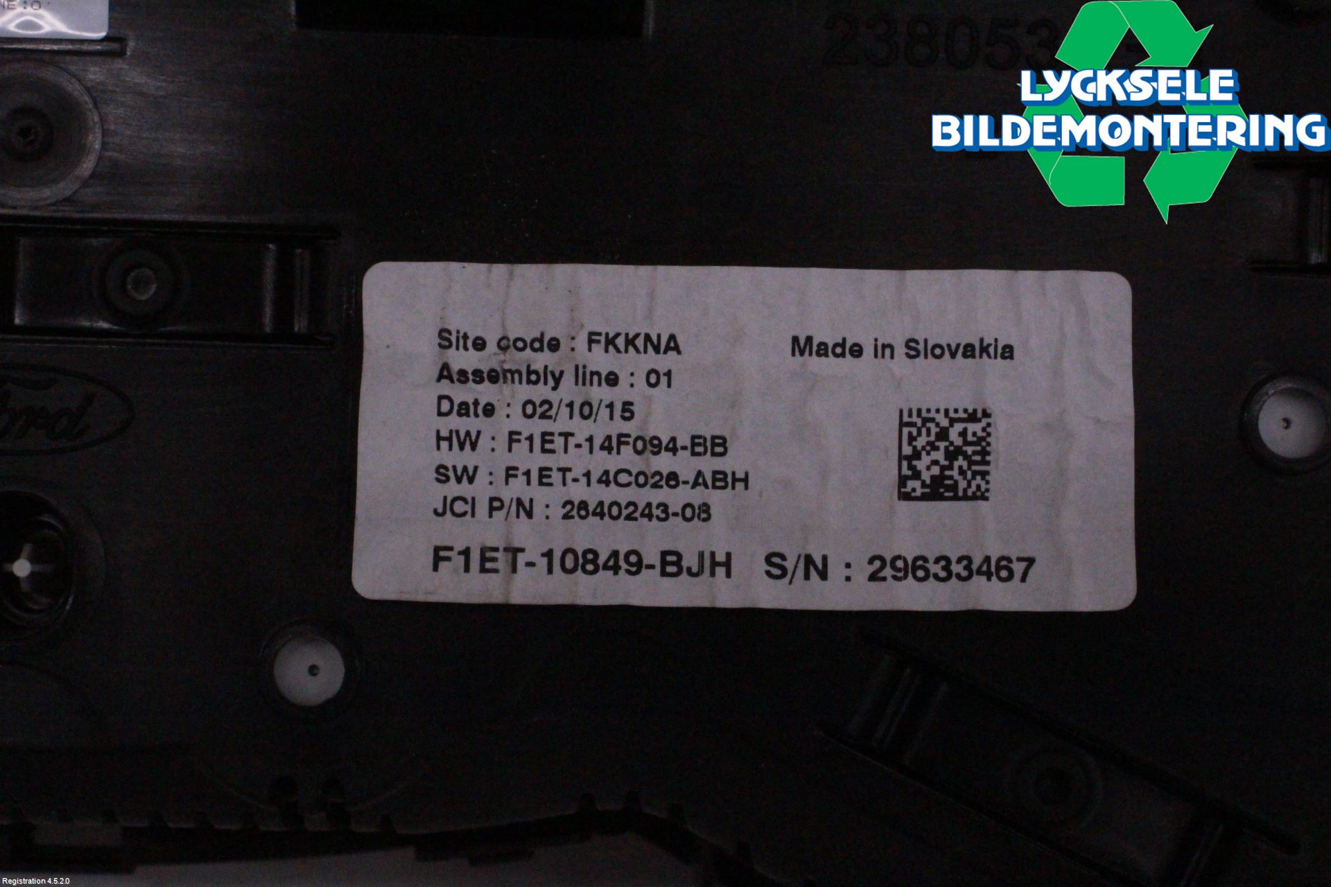 Ford FOCUS 15-18 Instrument Komb