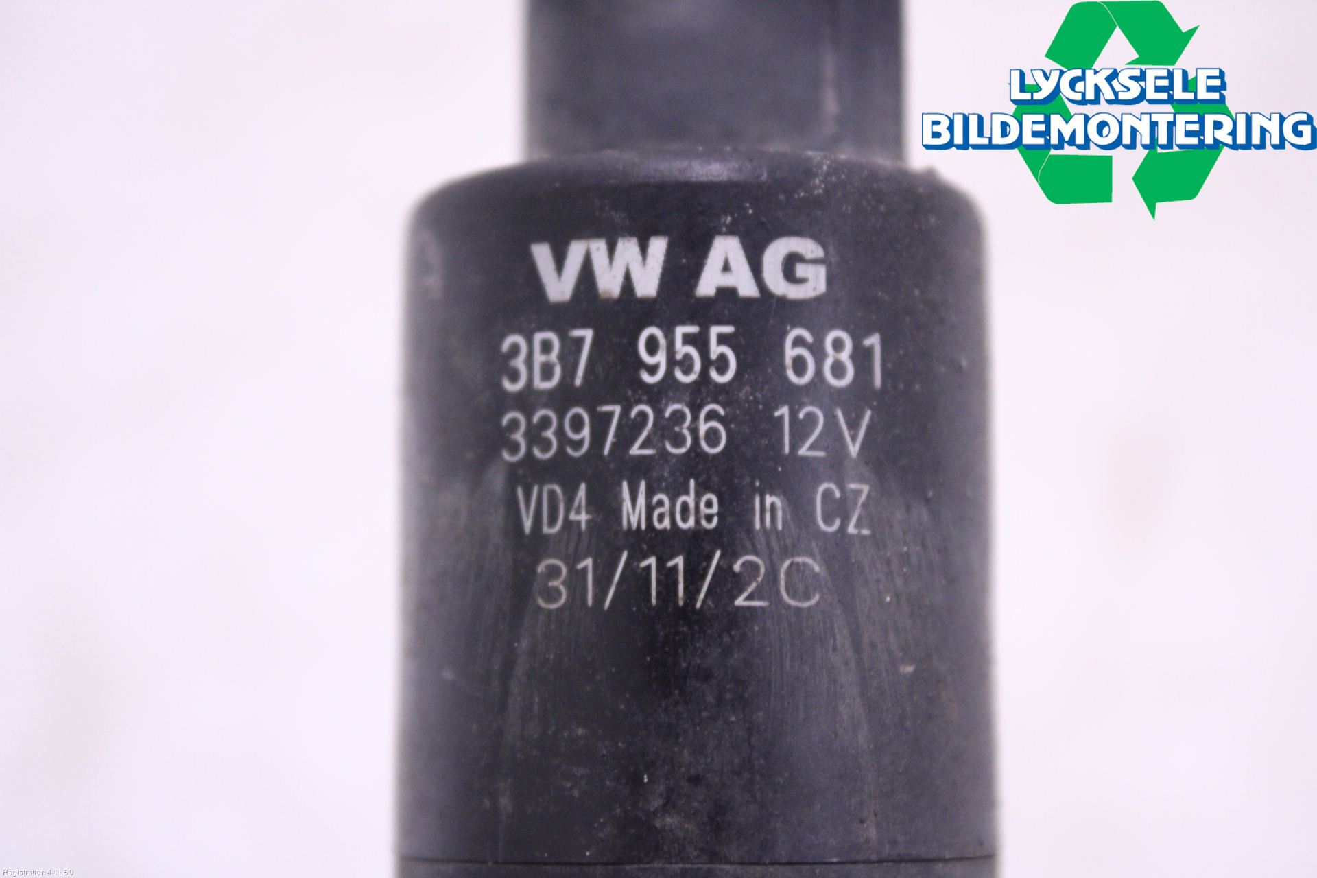 Volkswagen VW GOLF VI 09-13 Spolarpump Högtryck