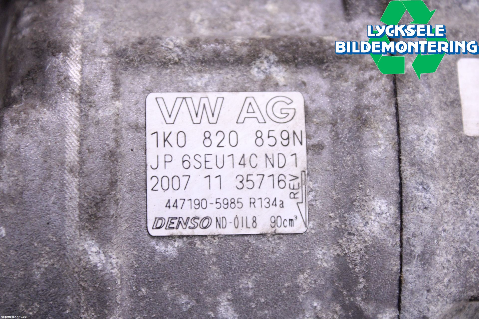 Volkswagen VW GOLF V 04-09 Ac Kompressor