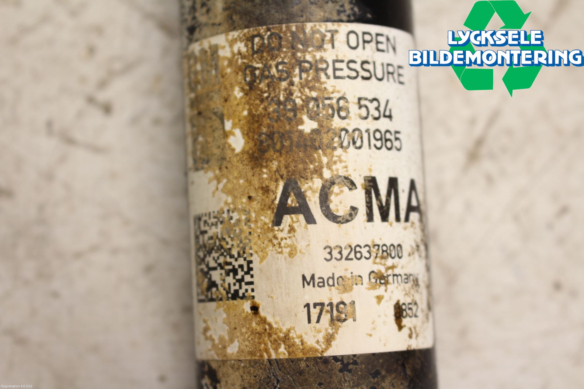 Opel ASTRA K 16-22 Stötdämpare Bak