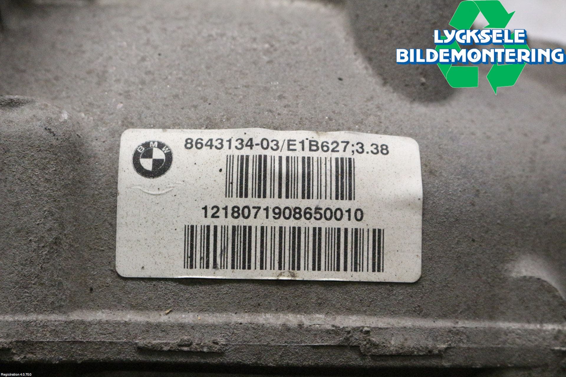 BMW X3 G01 18- Bakväxel-Diff