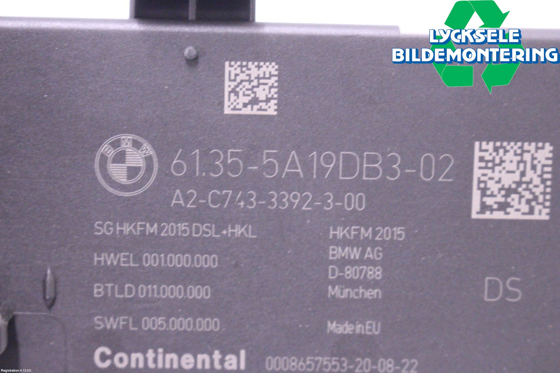BMW 5 G30/G31/F90 17-23 Styrenhet Baklucka