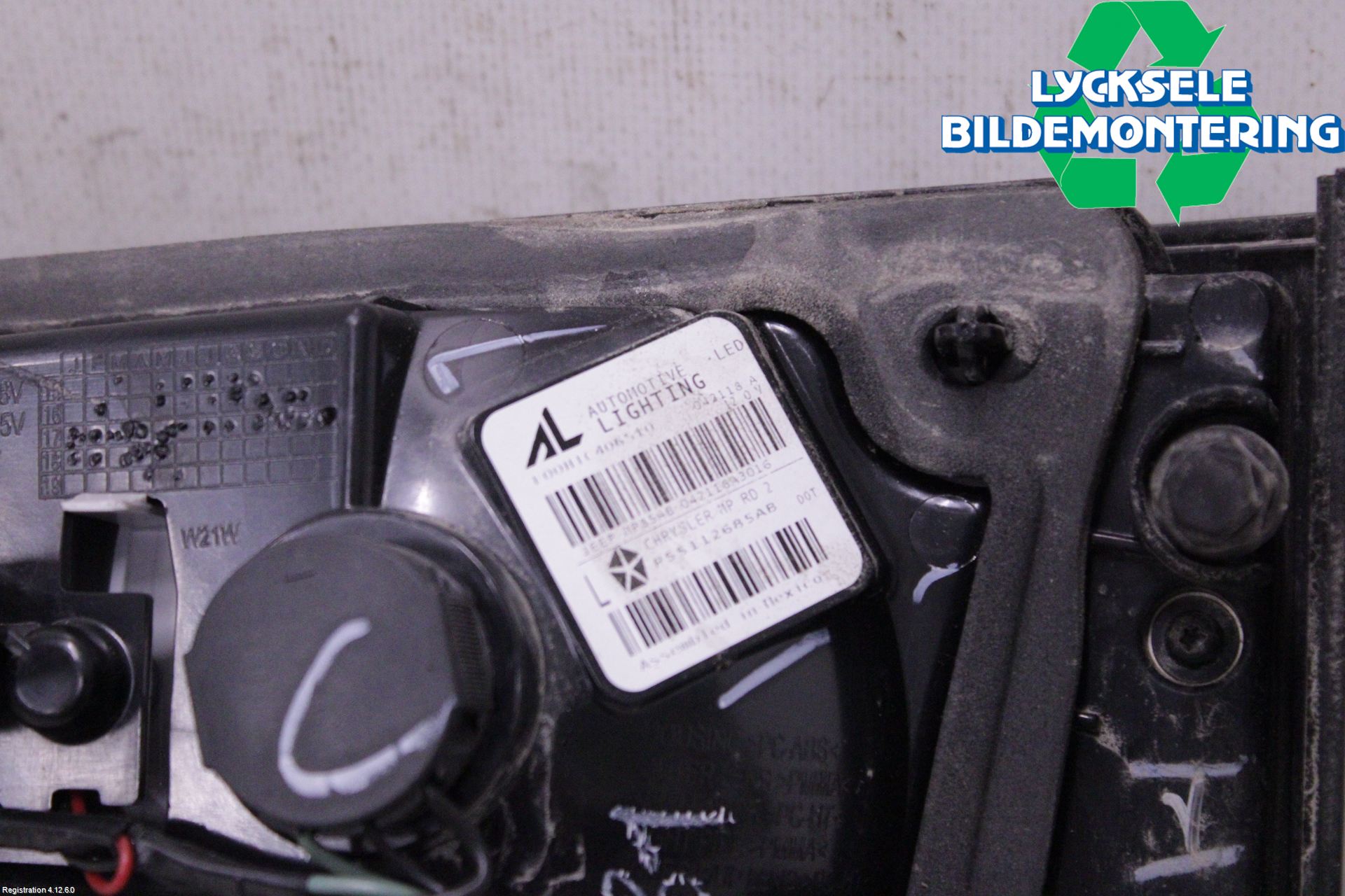 Jeep COMPASS Bakljus Lucka Vä