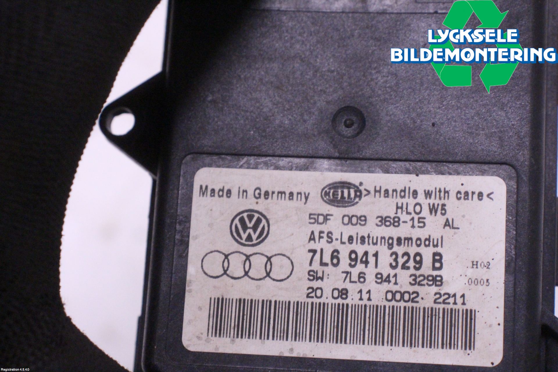 Skoda SUPERB 09-15 Styrenhet Strålkastare