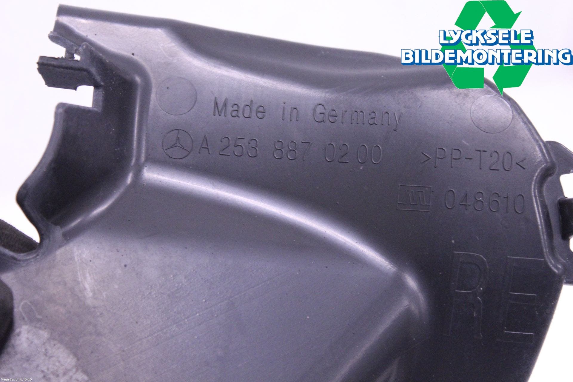 Mercedes-Benz MB GLC-KLASS (X253/C253) 15-22 Deflektor Plåt-Plast Kylning