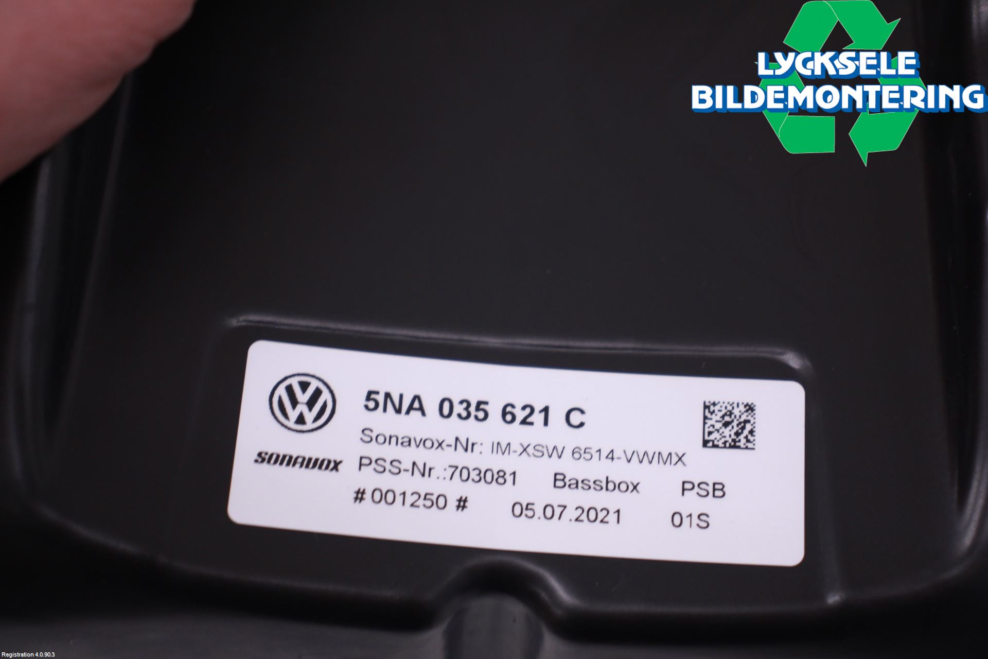 Volkswagen VW TIGUAN 16-24 Högtalare