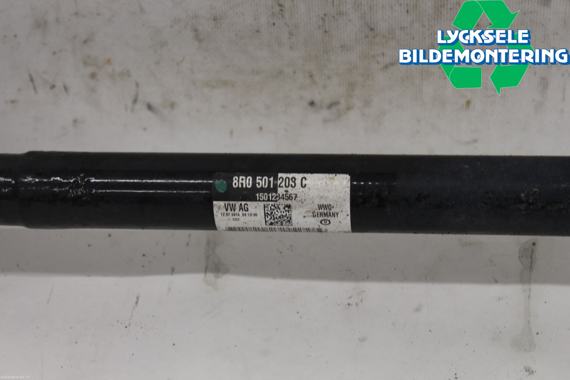 Audi Q5 09-16 Drivaxel Bak Höger