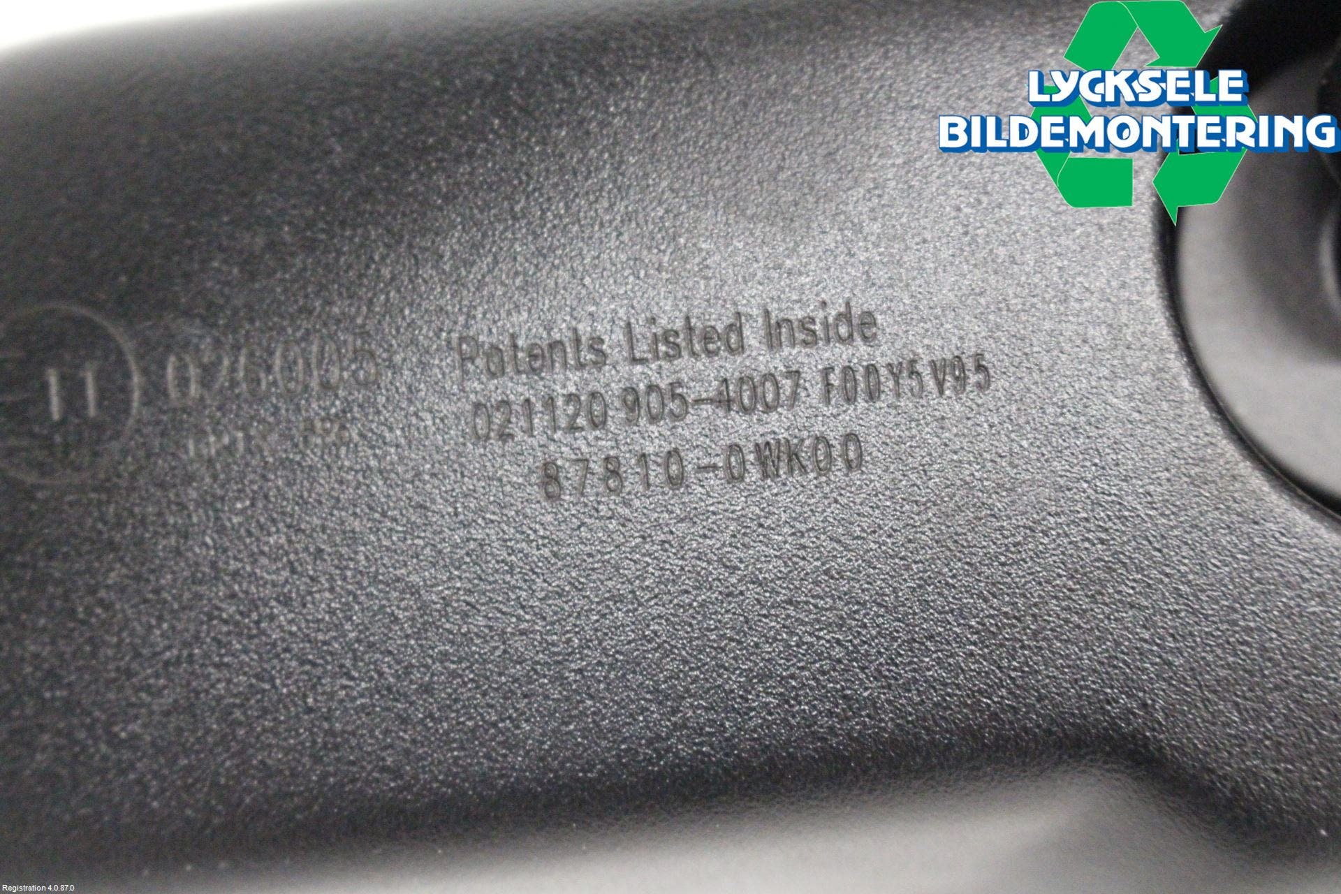 Toyota RAV4 19- Spegel Invändig