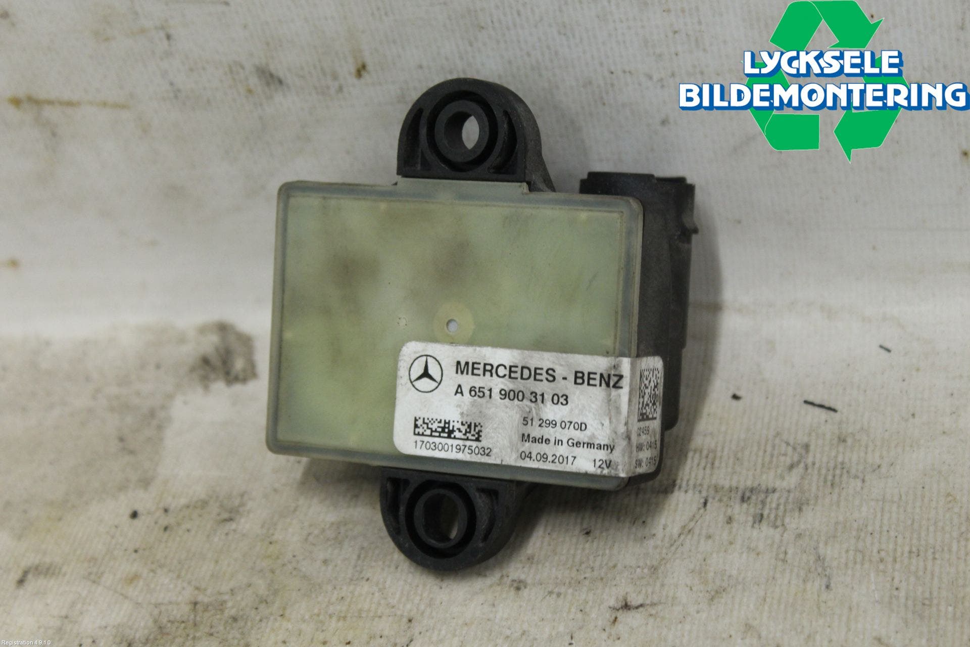 Mercedes-Benz MB CLA-KLASS (C117/X117) 13-19 Relä Glödning Diesel