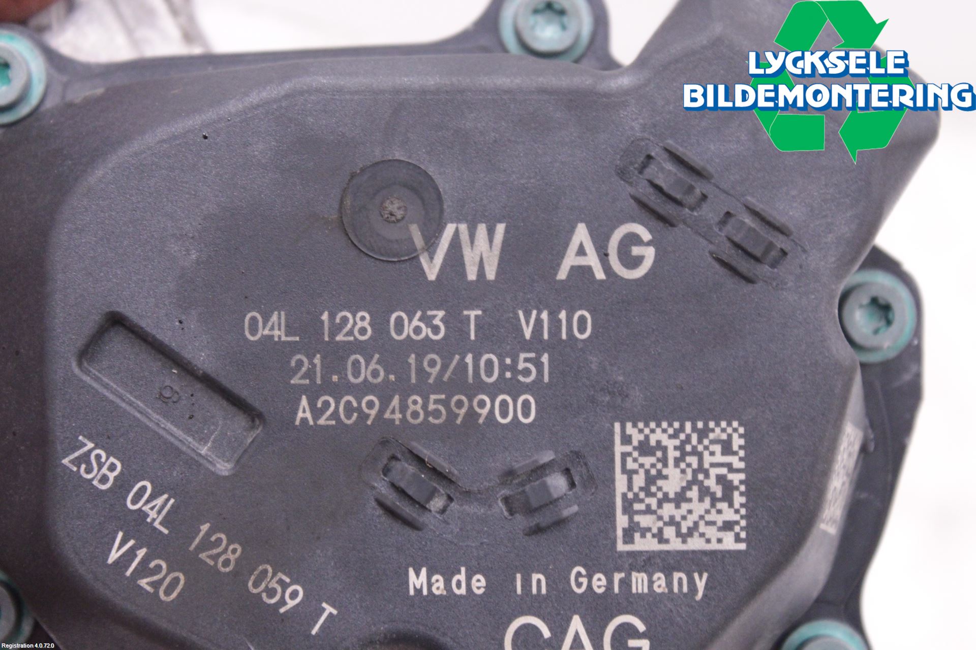 Audi A4/S4 B9 20- Injspjällhus