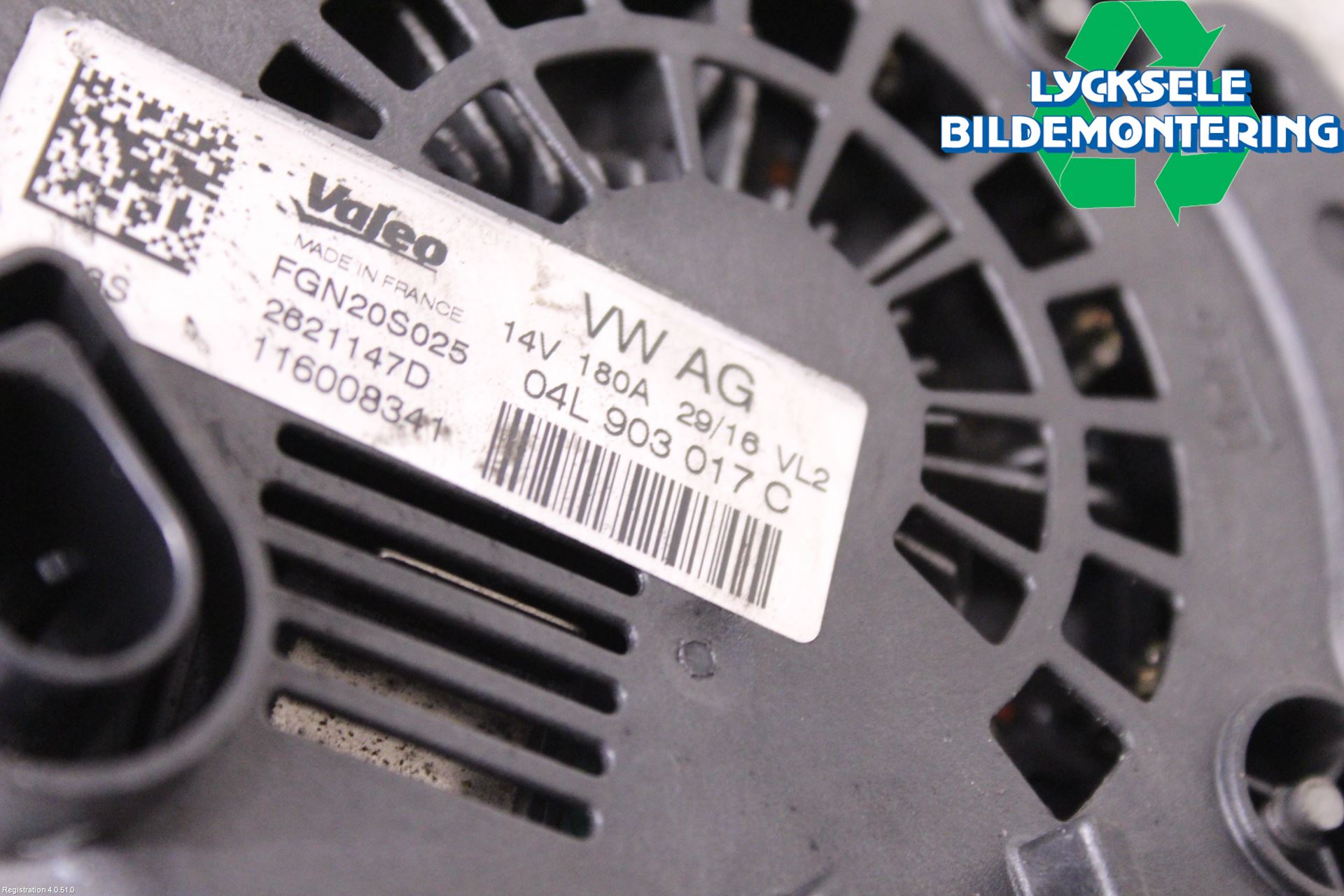 Audi A6/S6 4G 11-18 Generator