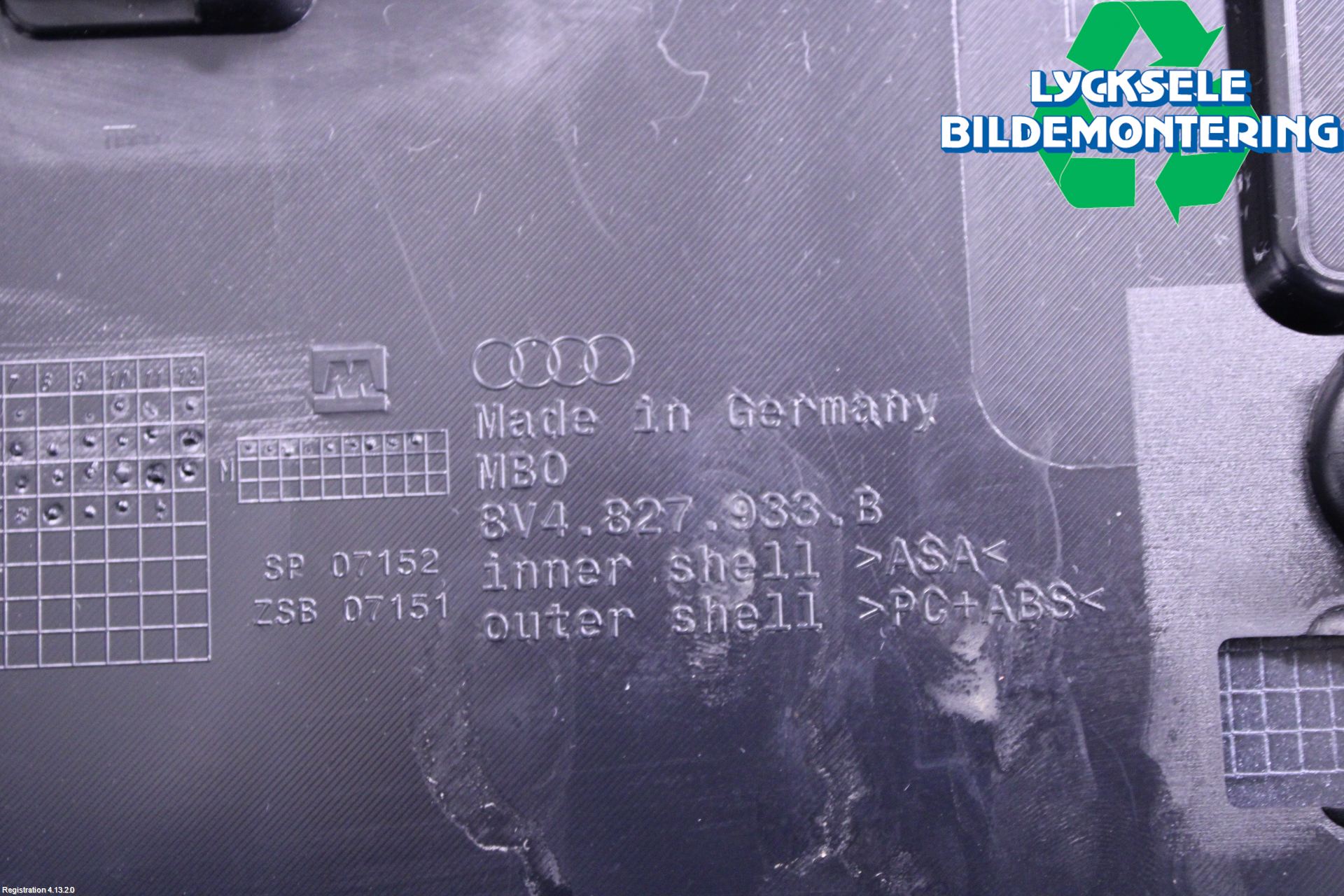 Audi A3/S3 8V 13-20 Spoiler Baklucka