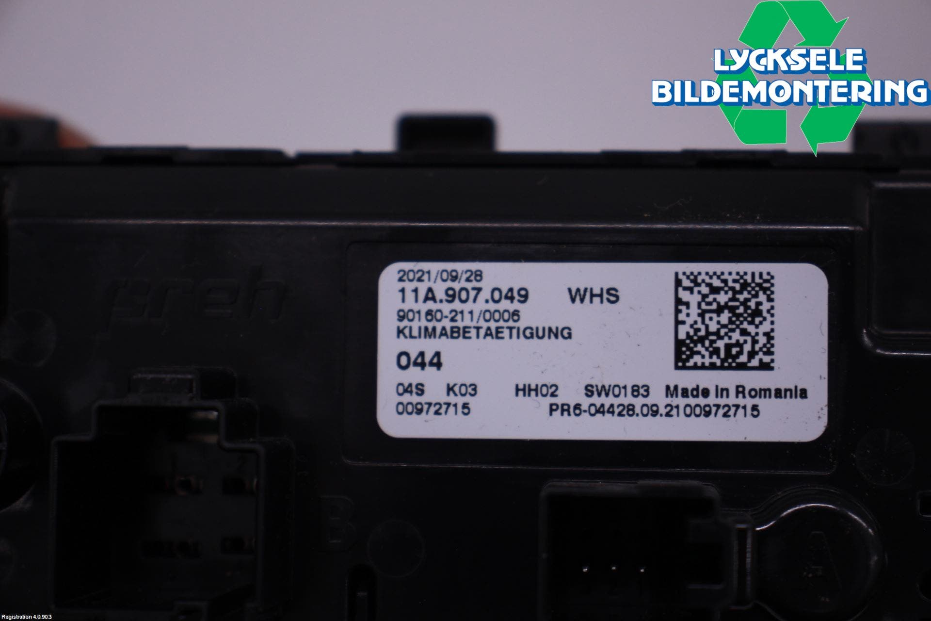 Volkswagen VW TIGUAN 16-24 Ac Styrenhet Ac Manöveren