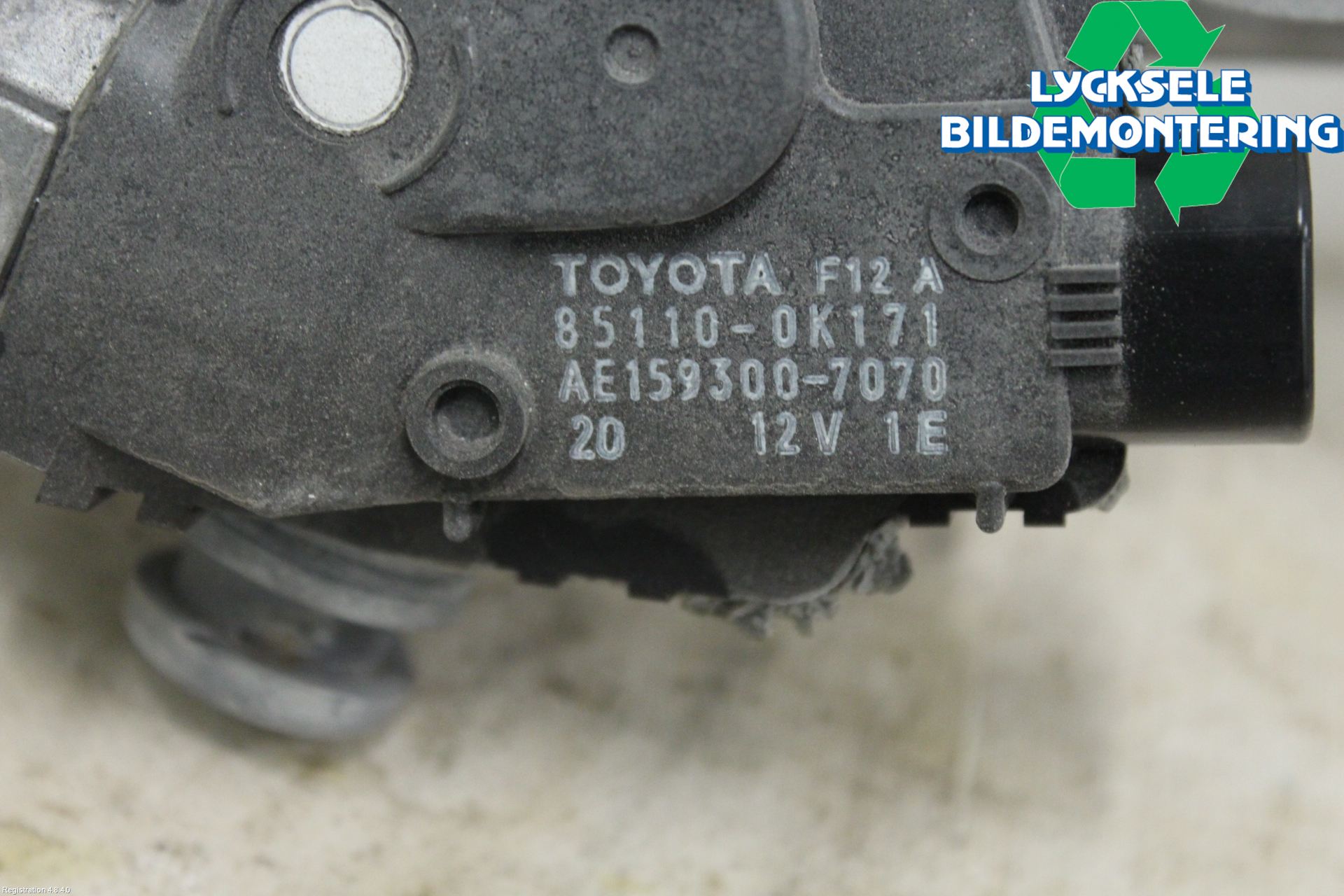 Toyota HILUX 16- Torkarmekanism Vindruta