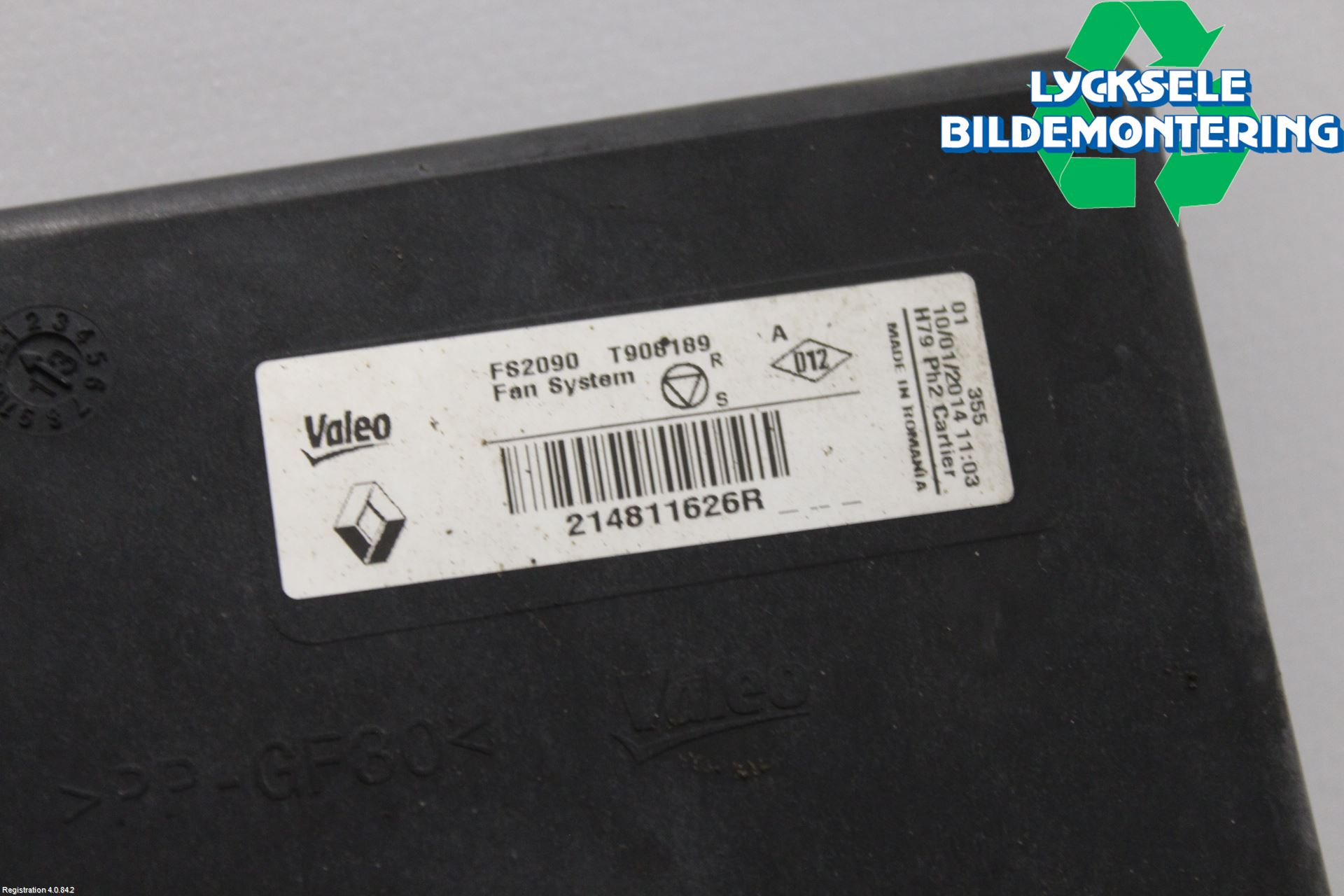 Dacia DUSTER 10-17 Kylfläkt El