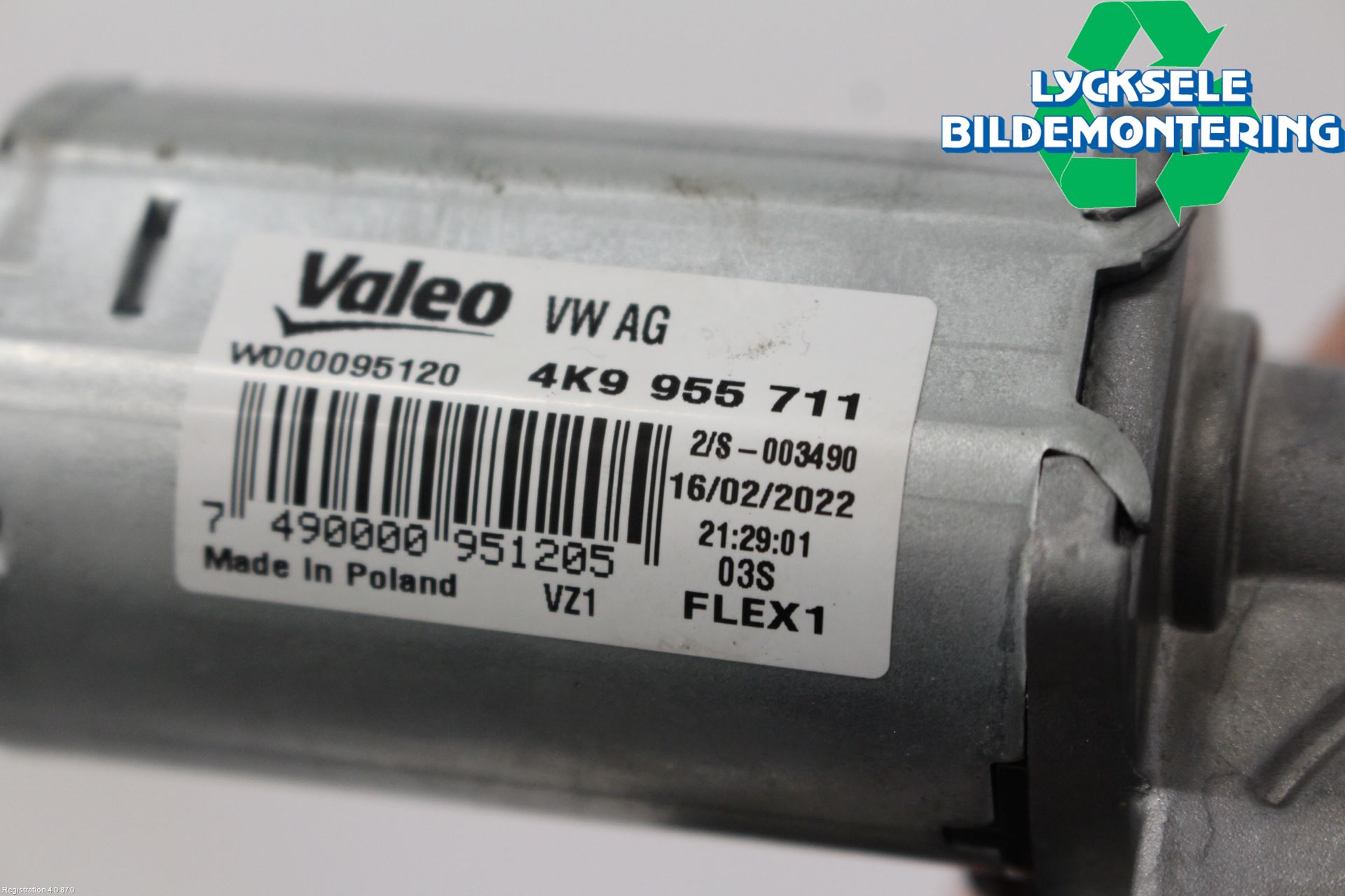 Audi A6 F2/C8 19- Torkarmotor Baklucka