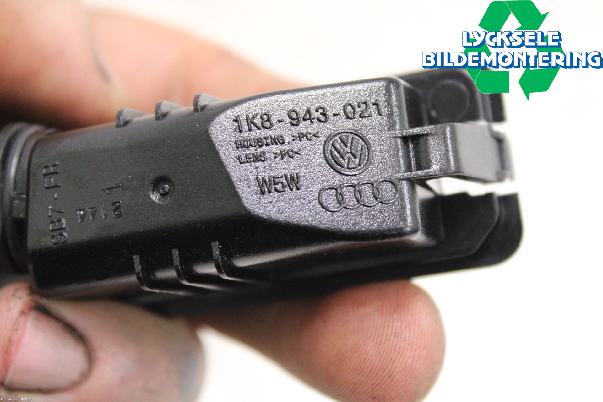 Volkswagen VW CADDY 11-15 Skylt Belysning