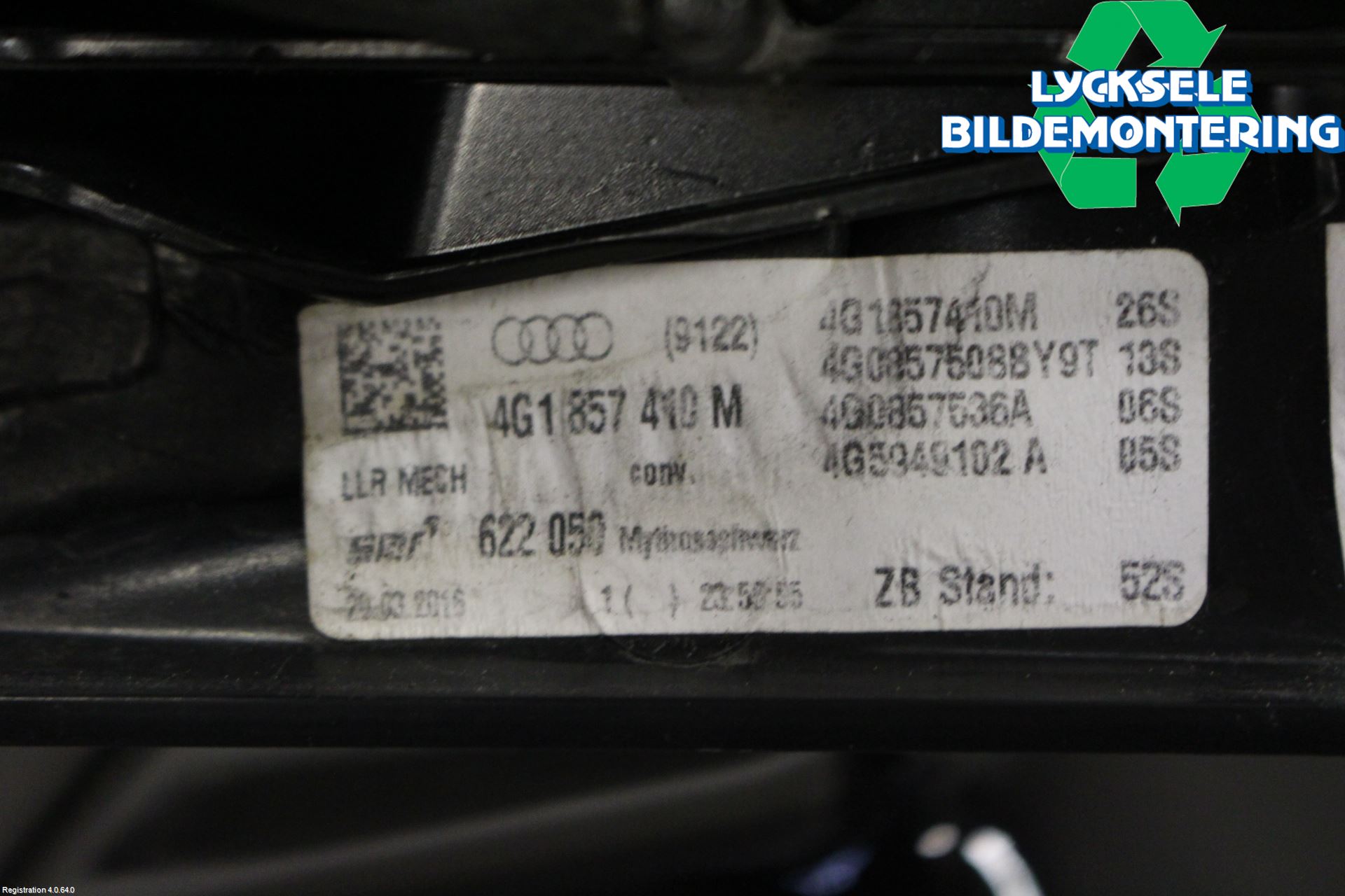 Audi A6 ALLROAD 12-18 Spegel Yttre El Hö