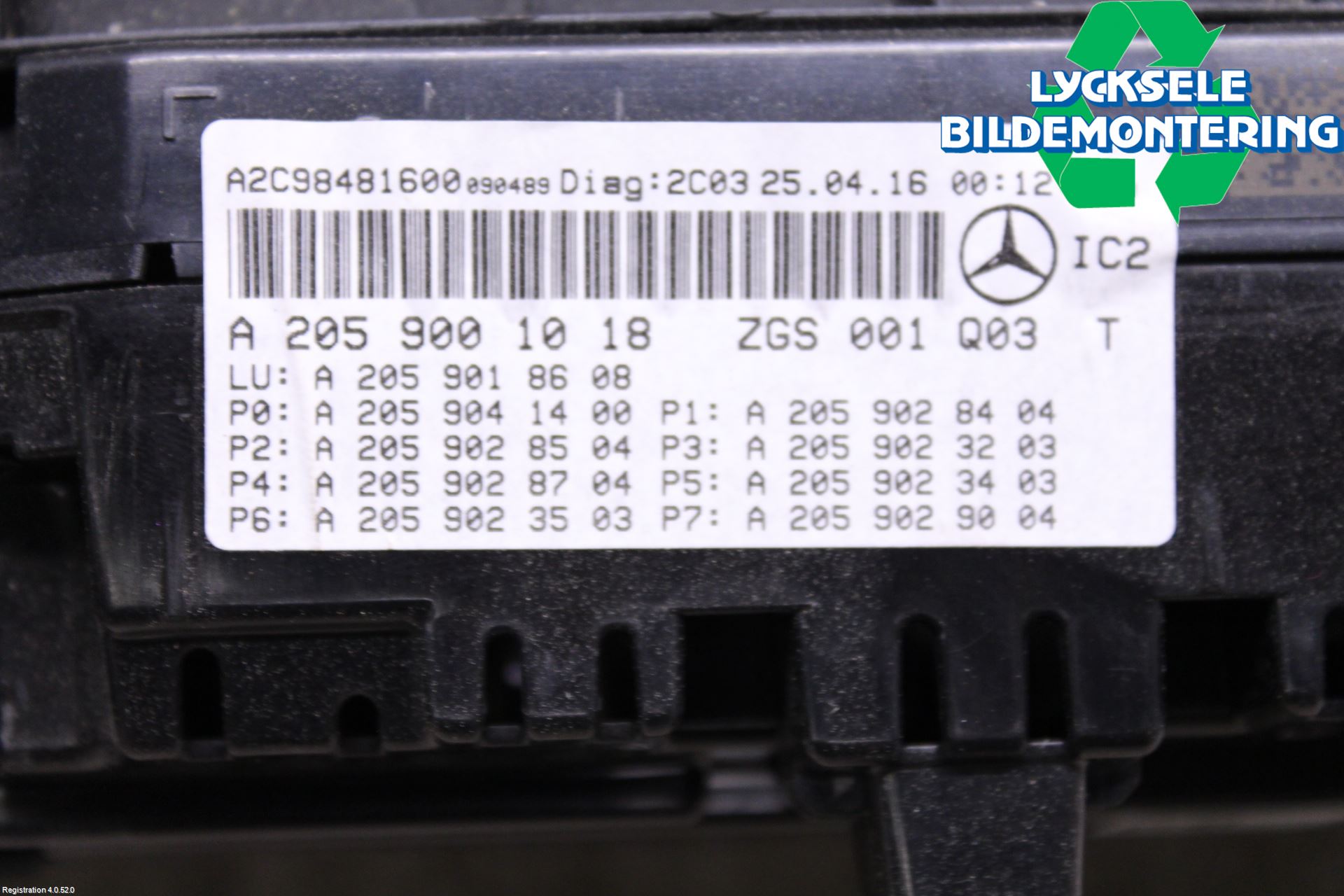 Mercedes-Benz MB GLC-KLASS (X253/C253) 15-22 Instrument Komb