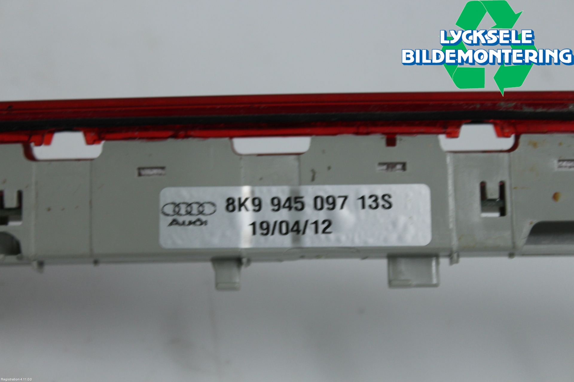 Audi A4 12-15 Bromsljus Bakruta