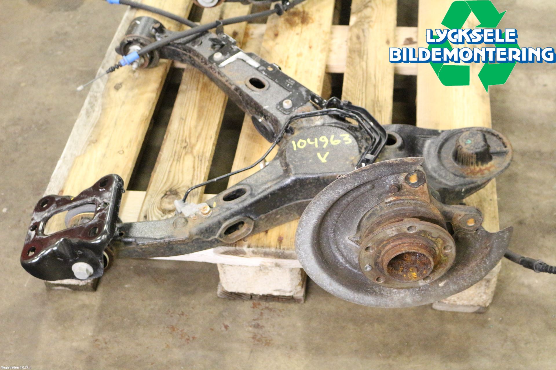 Toyota PROACE II 16- Bärarm Bak Vänster