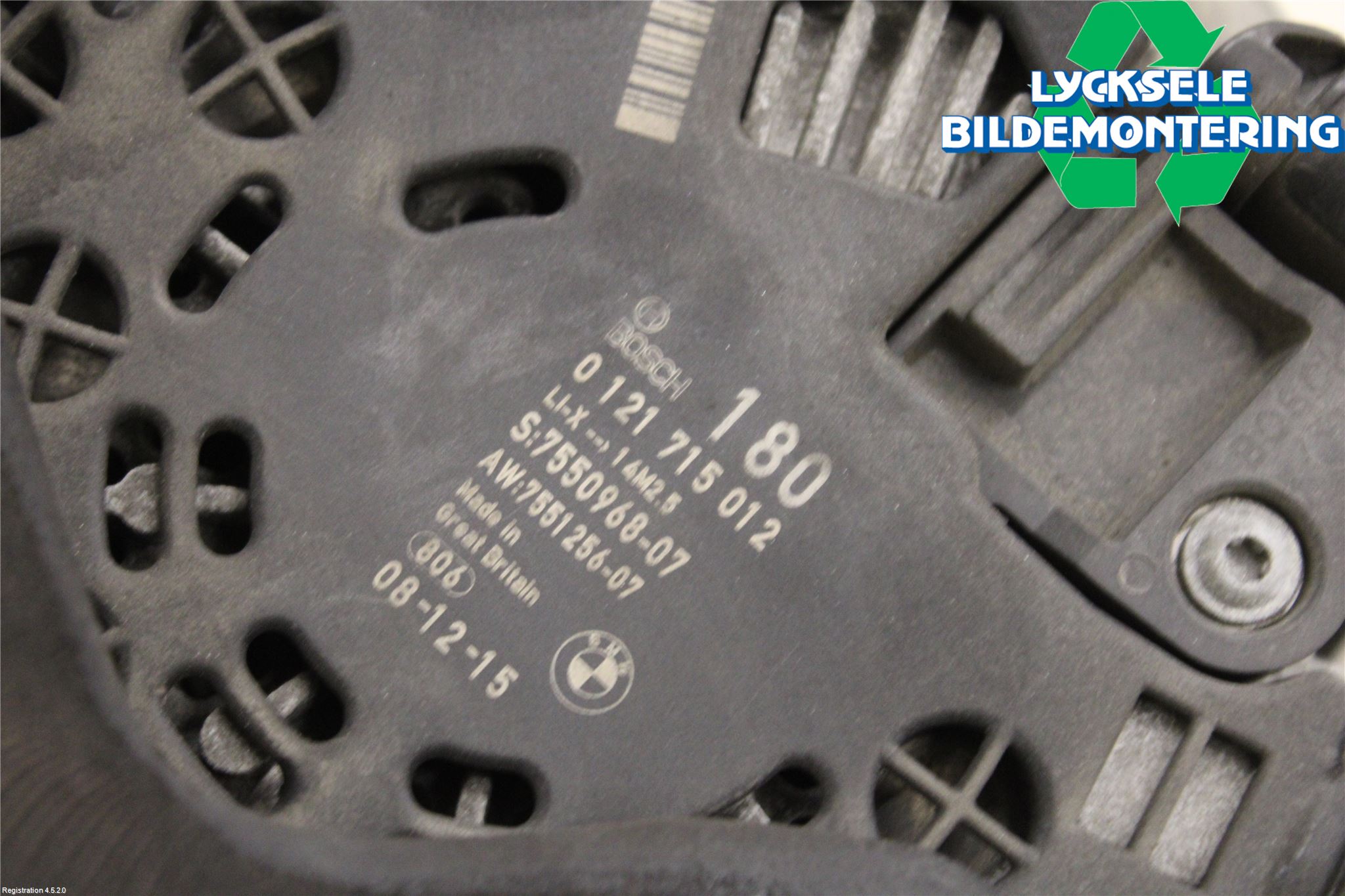 BMW 5 E60/61 Sed/Tou 02-10 Generator