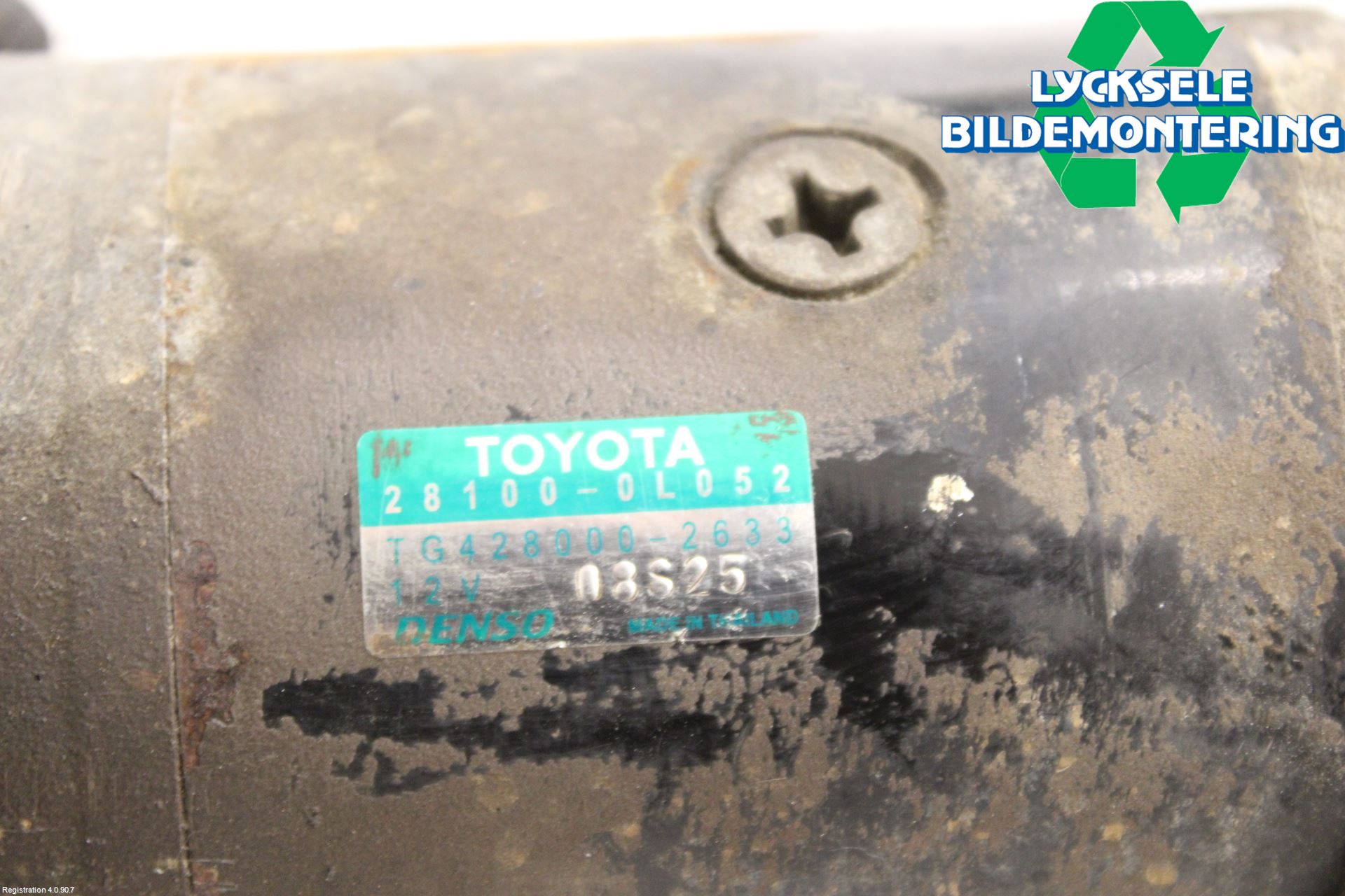Toyota HILUX 05-16 Startmotor Diesel