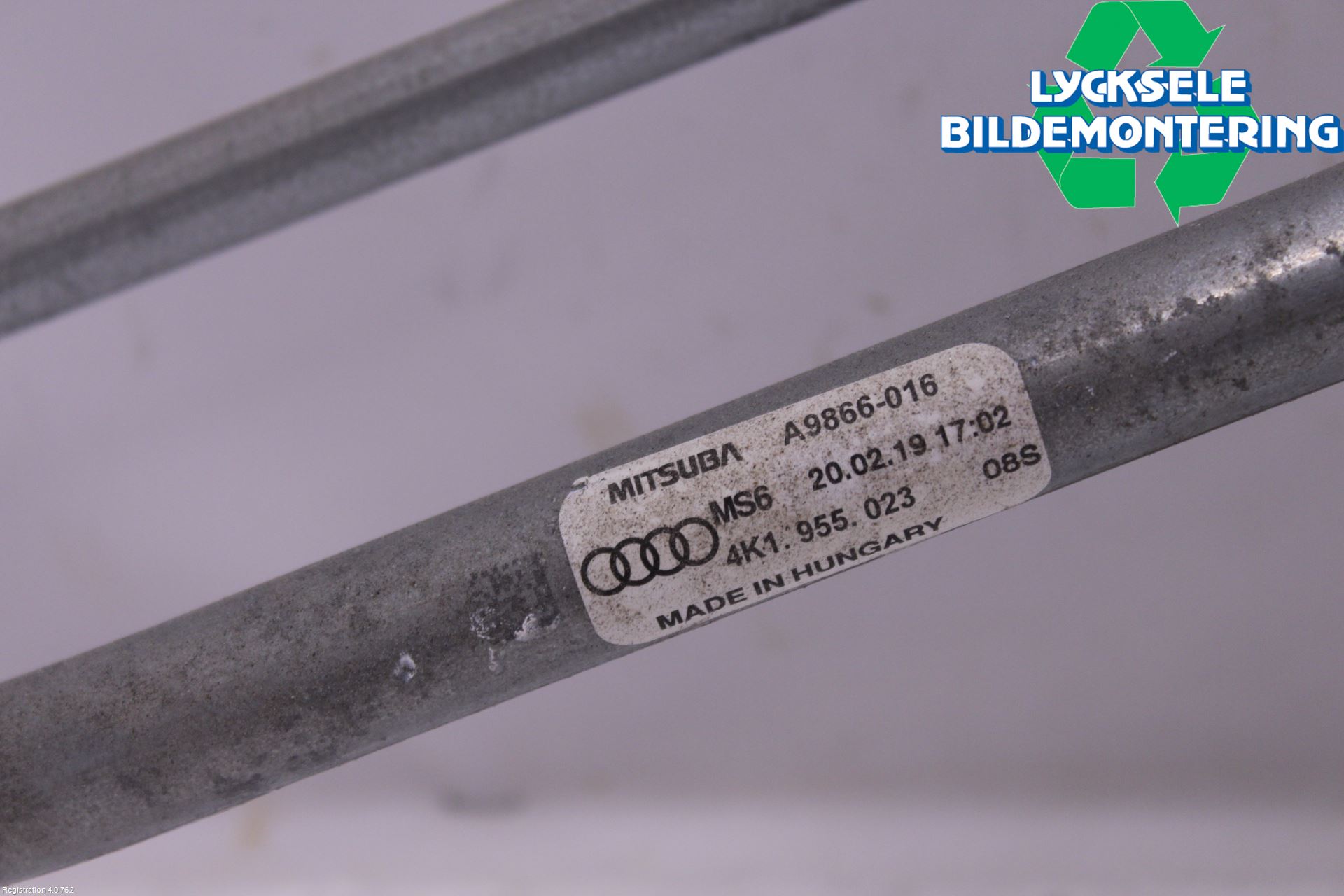 Audi A6 F2/C8 19- Torkarmekanism Vindruta