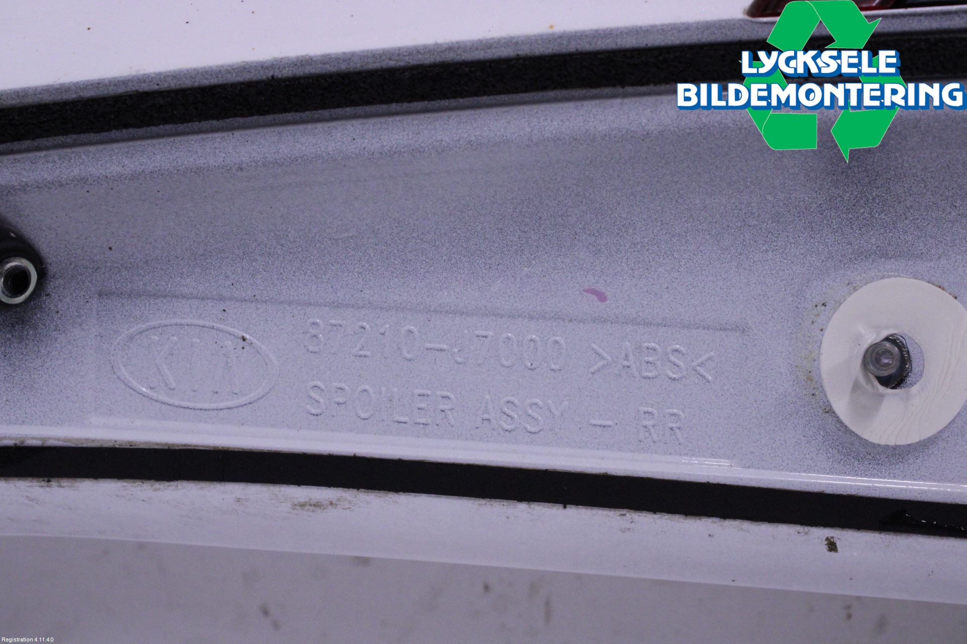 Kia CEED 12-18 Spoiler Baklucka