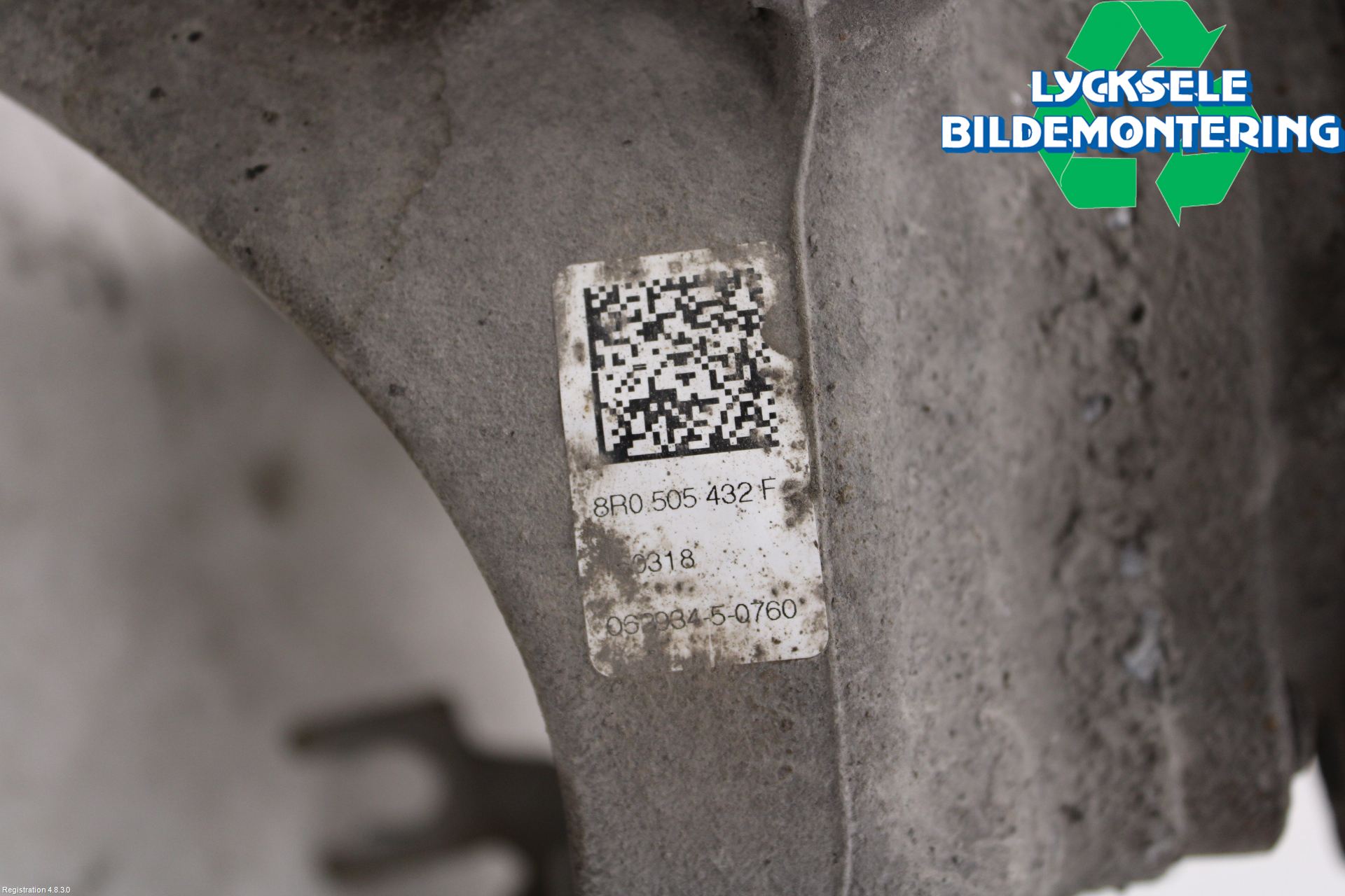 Audi A6 ALLROAD 12-18 Hjullagerhus Bak Hö