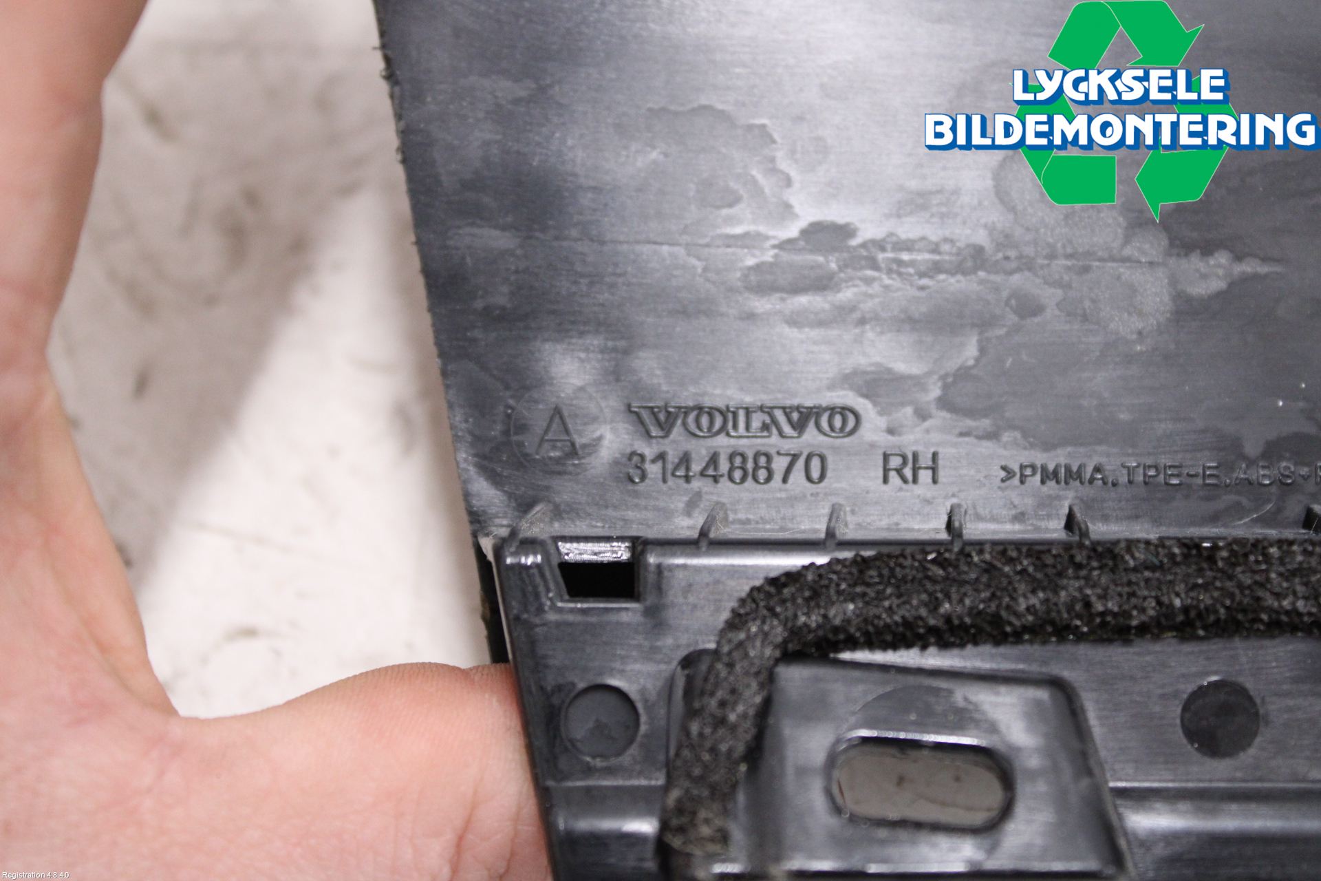 Volvo V60 19- Dörr Dekorlist Bak Hö