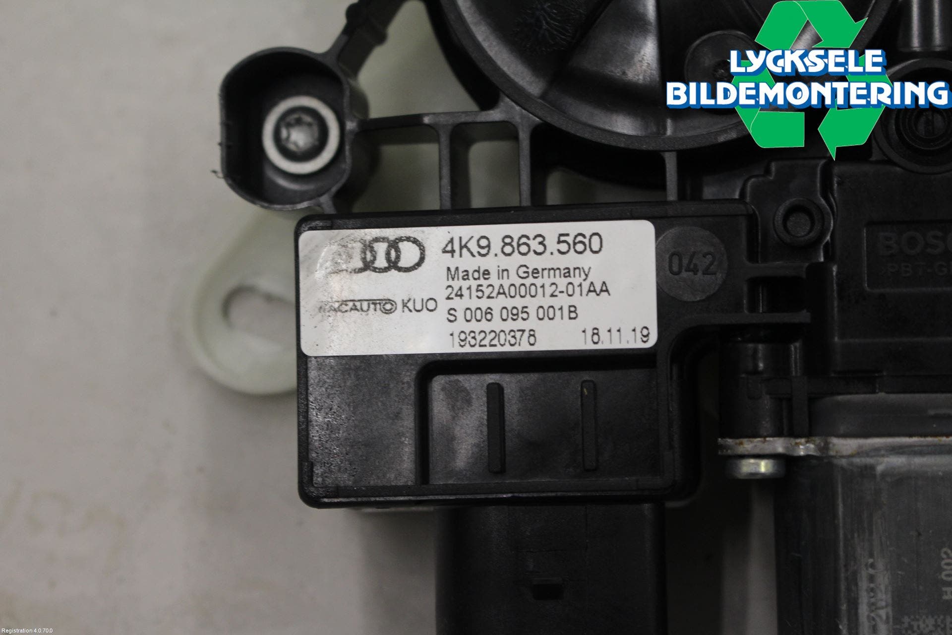 Audi A6 F2/C8 19- Insynskydd