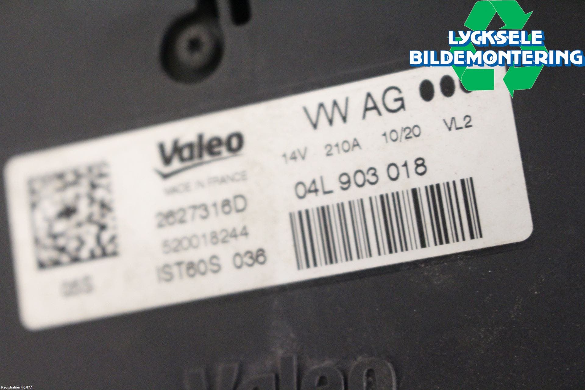 Audi A6 F2/C8 19- Generator