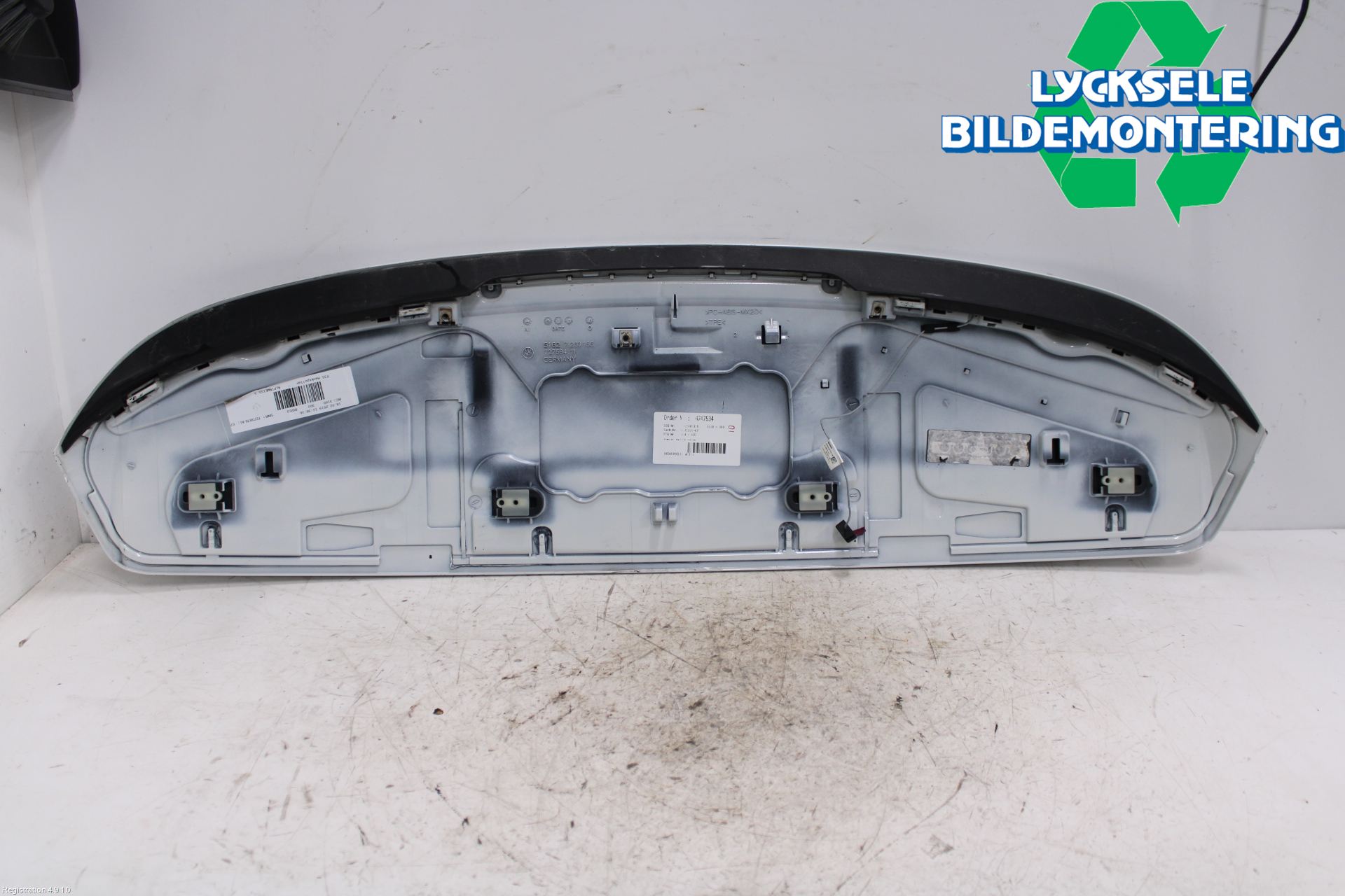 BMW 3 F30/F31/F80 12-19 Spoiler Baklucka