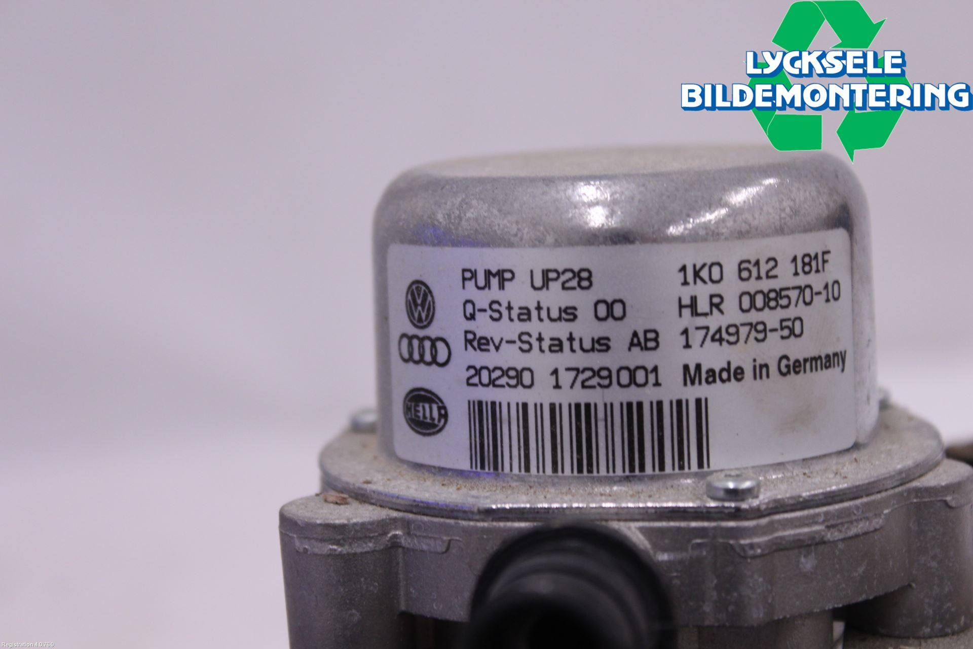 Skoda FABIA 15-21 Vakuumpump