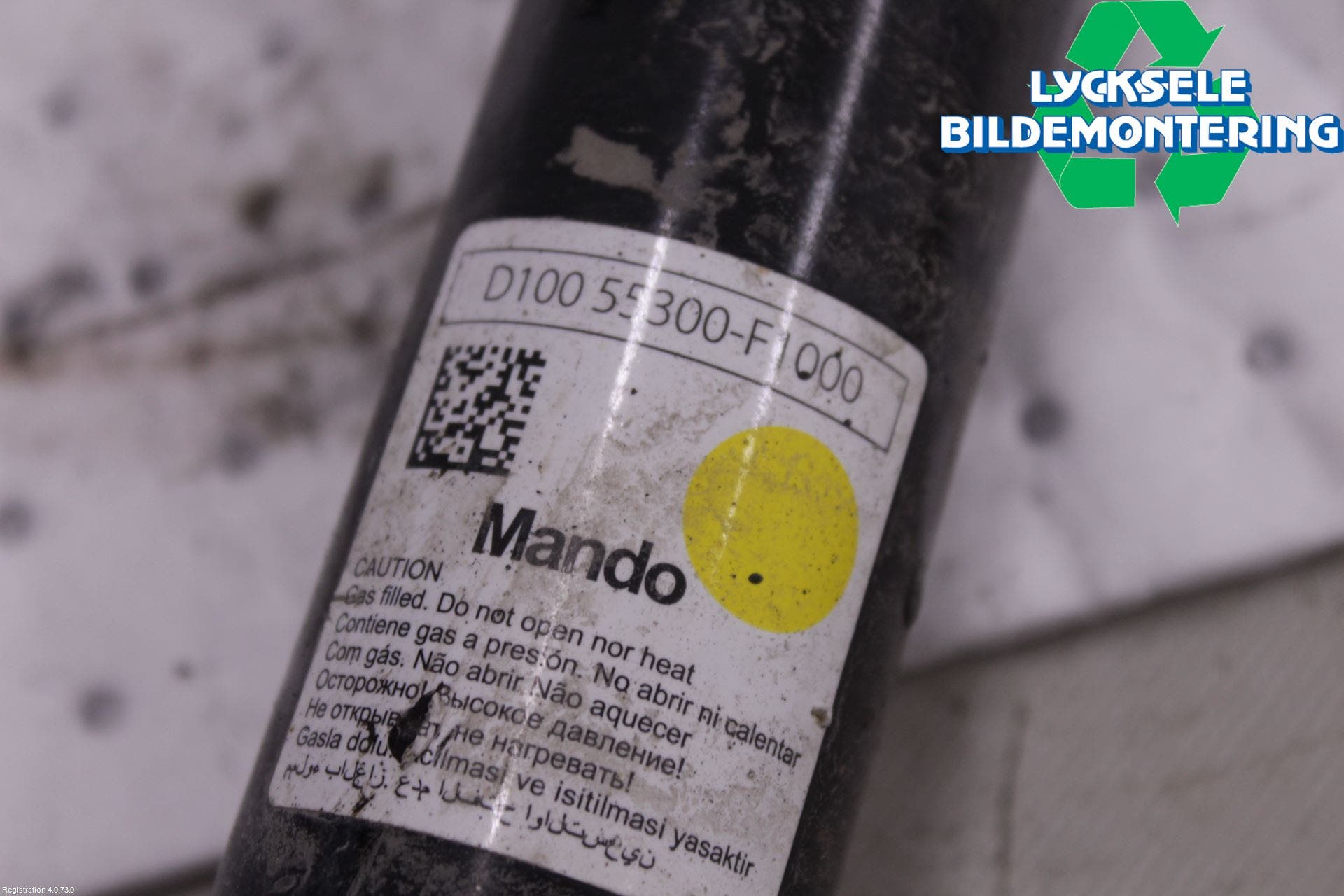 Kia SPORTAGE (QL) 16-21 Stötdämpare Bak