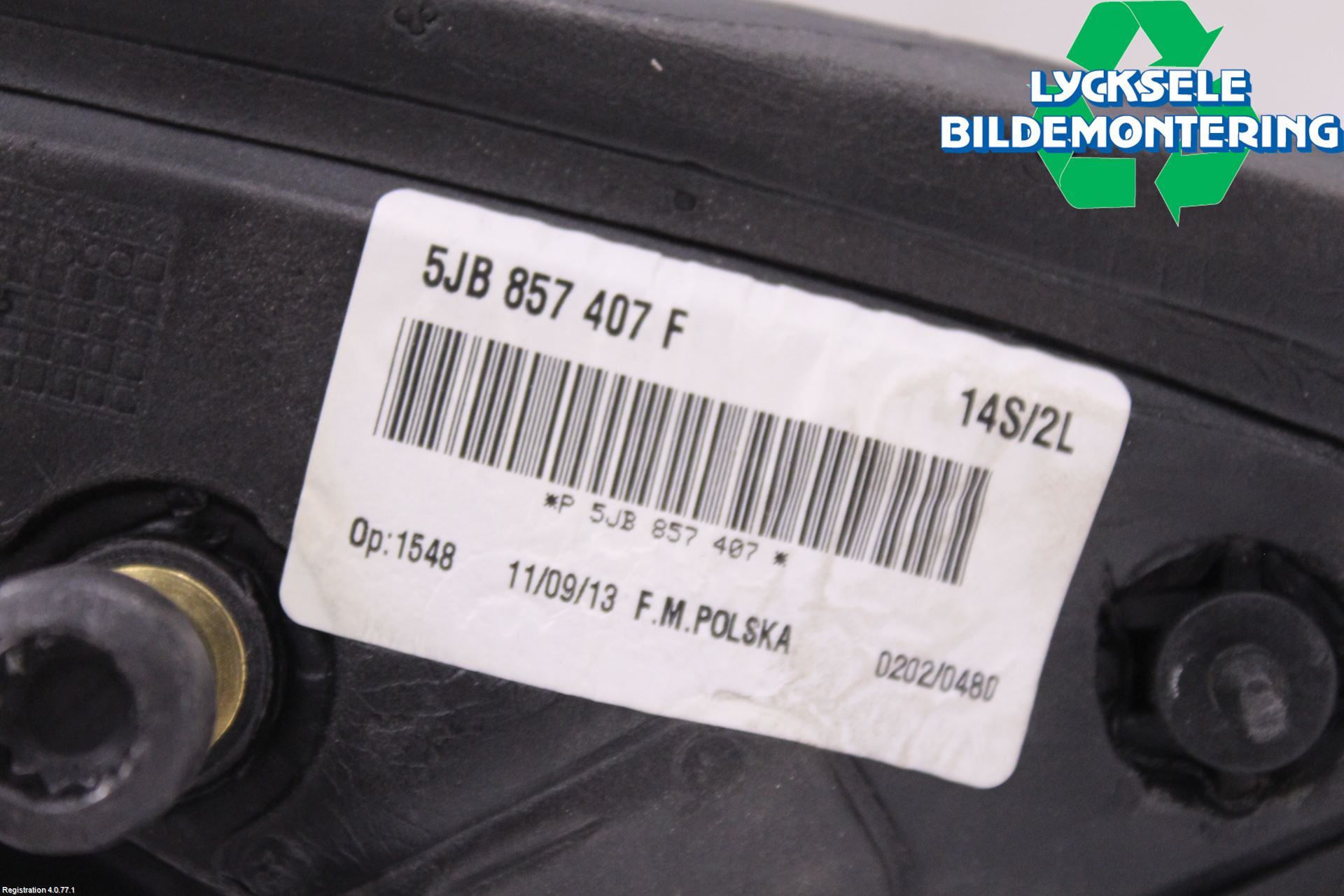 Skoda RAPID Spegel Yttre El Vä