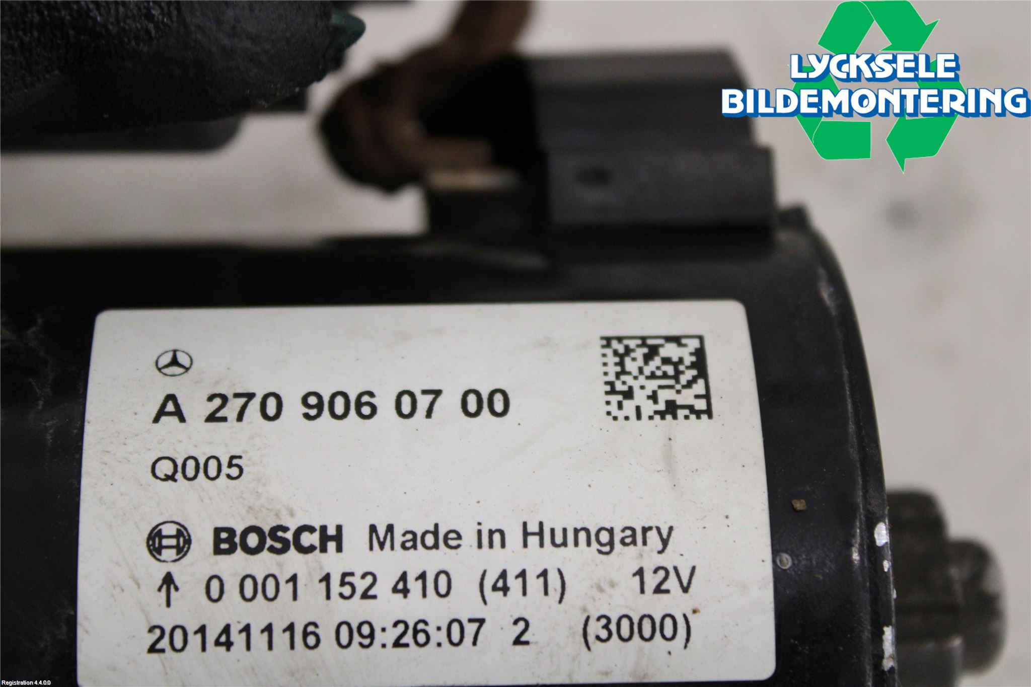 Mercedes-Benz MB A-KLASS (W176) 13-18 Startmotor