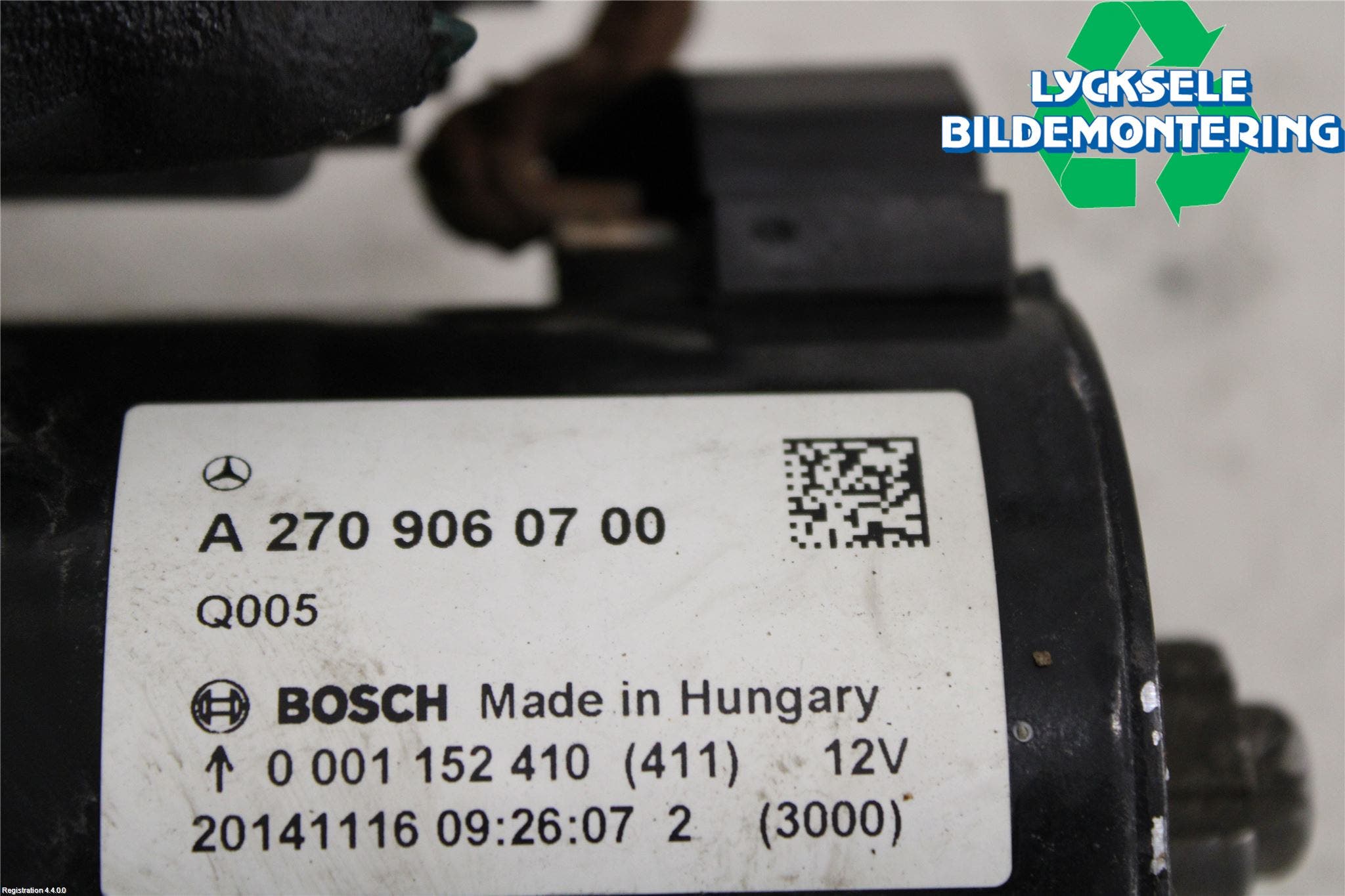 Mercedes-Benz MB A-KLASS (W176) 13-18 Startmotor