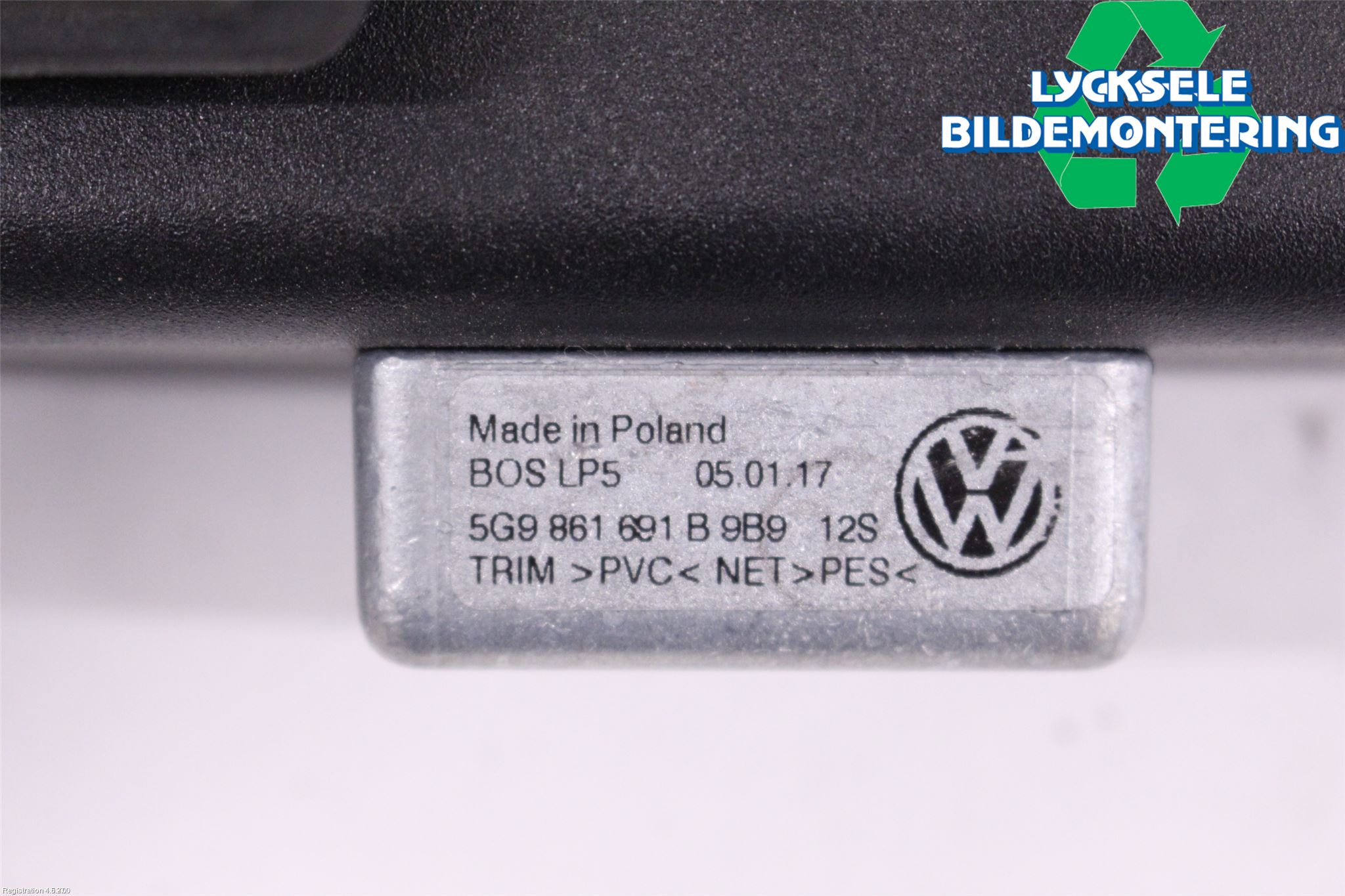 Volkswagen VW GOLF / E-GOLF VII 13-20 Lastnät