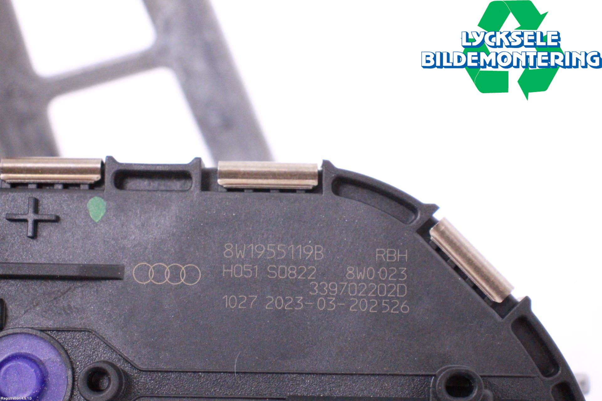 Audi A4/S4 B9 20- Torkarmekanism Vindruta