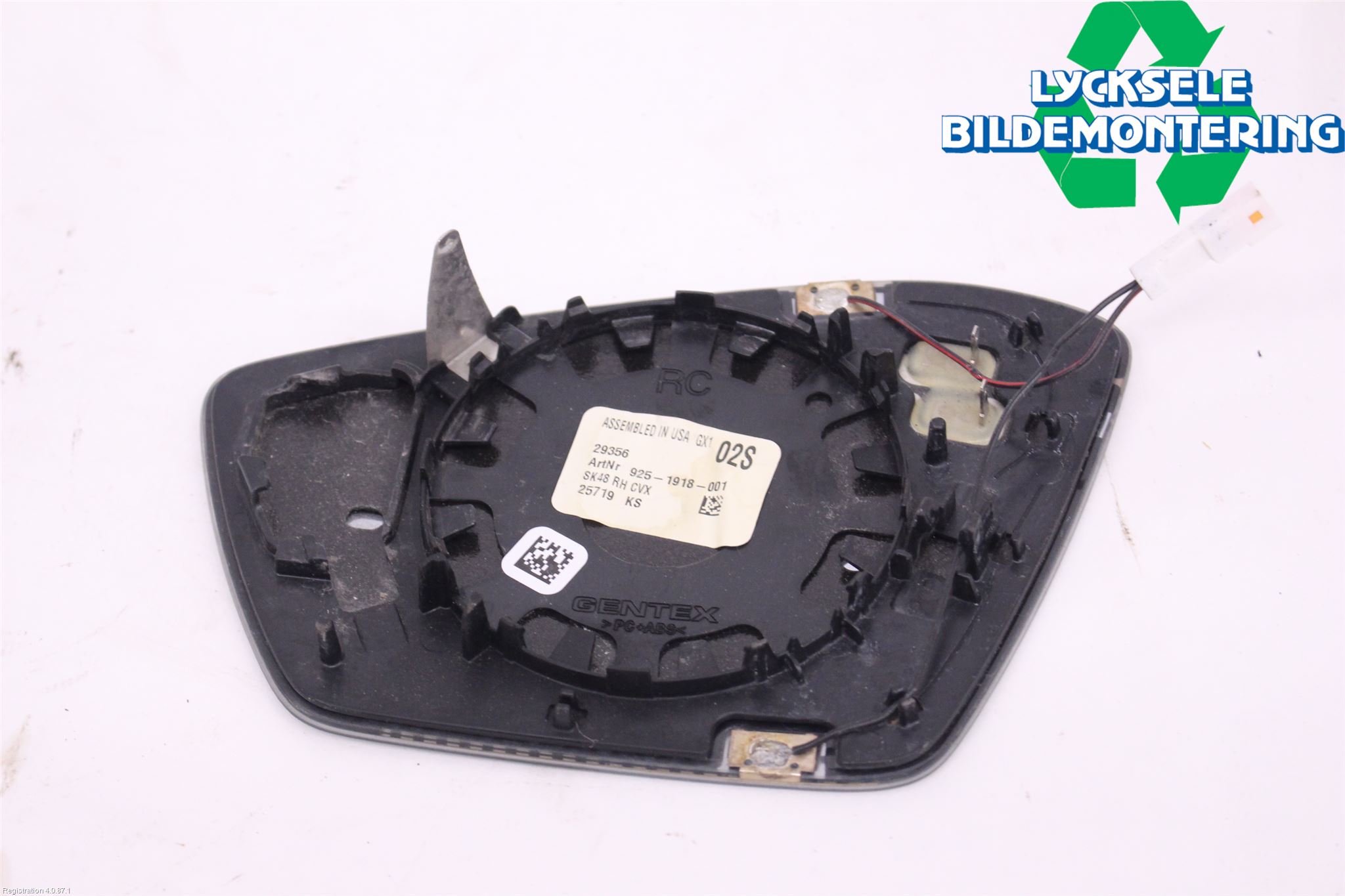 Skoda SUPERB 16-24 Spegelglas Hö