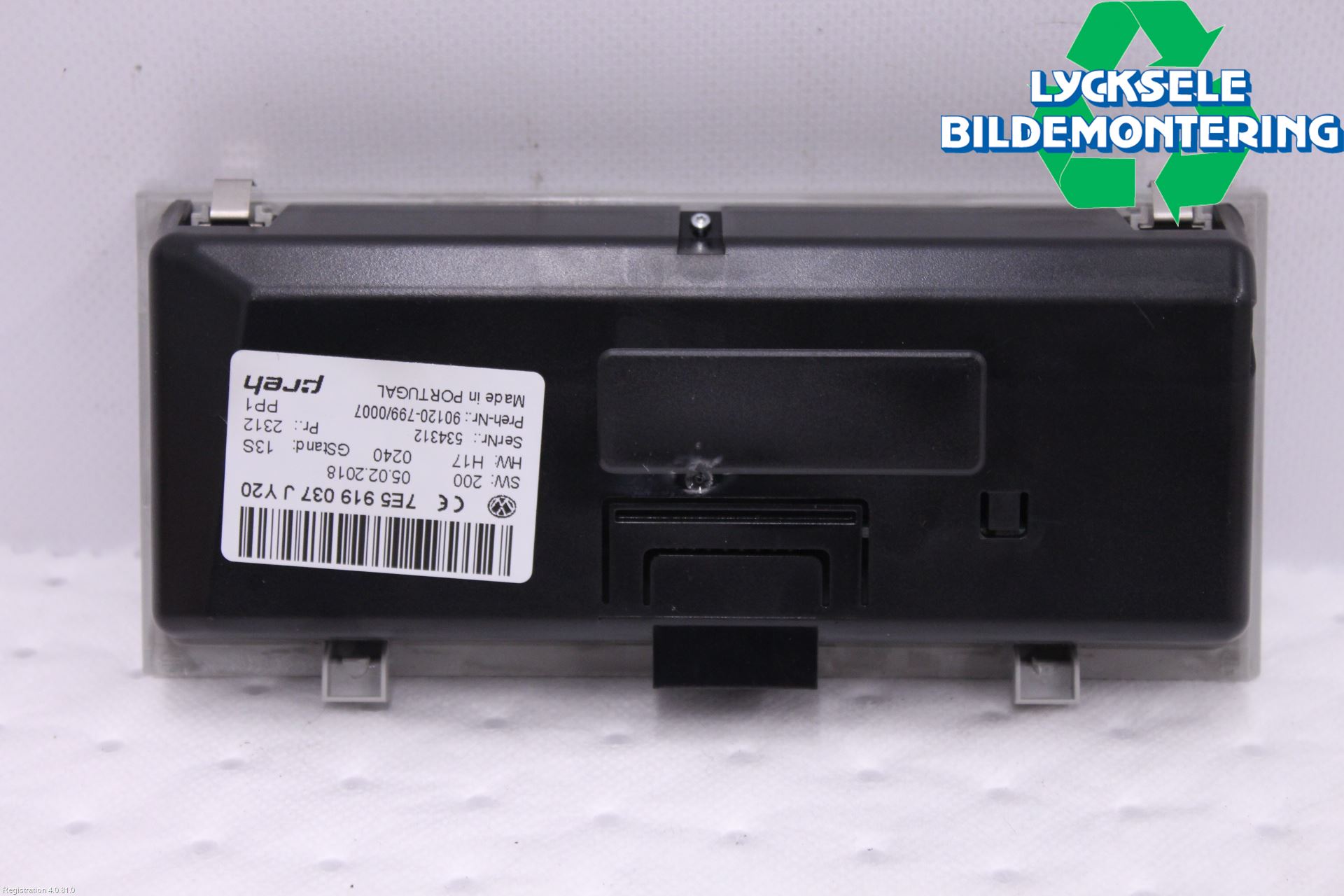 Volkswagen VW TRANSP/CARAVELLE (T6) 16-22 Kontrolldisplay