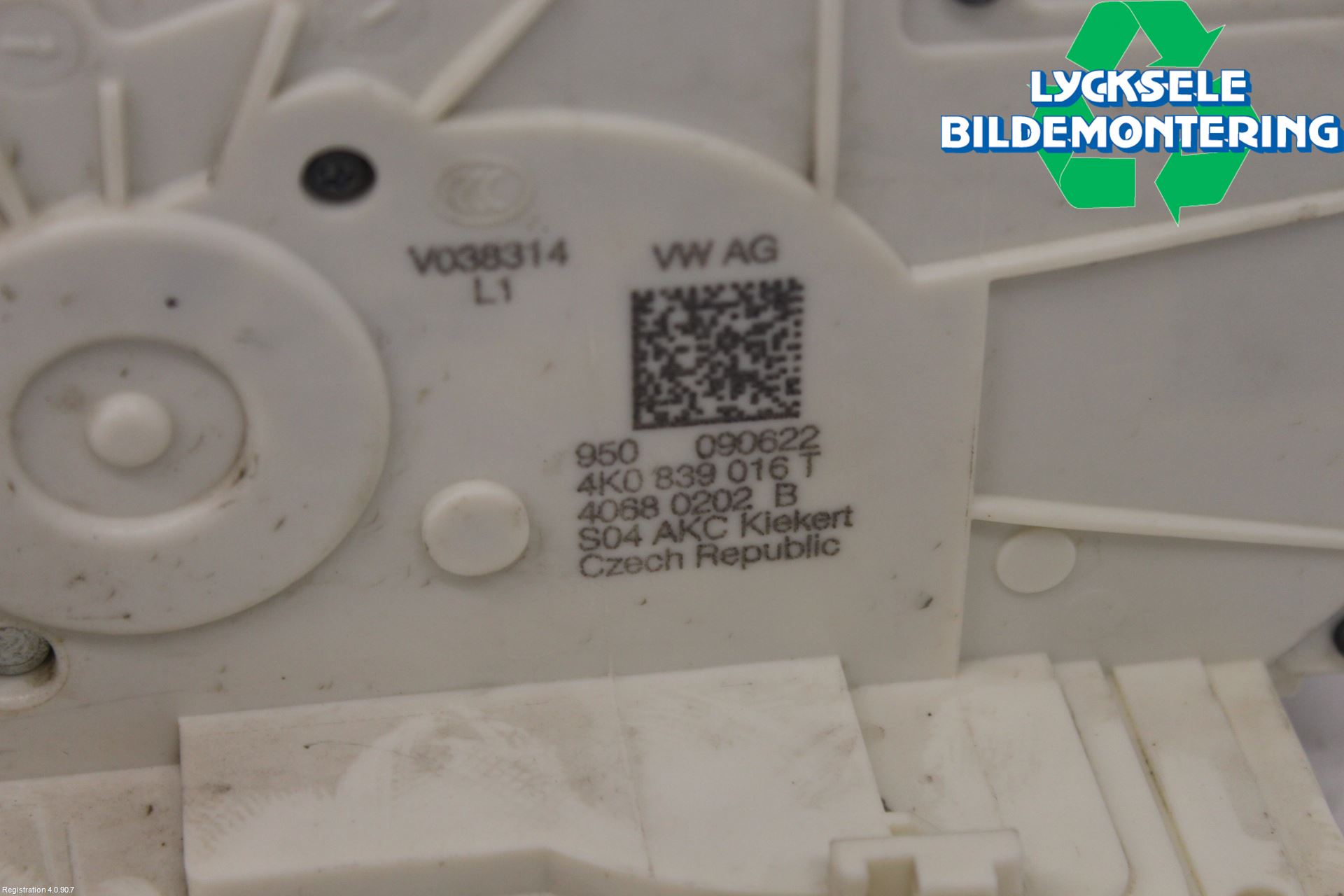 Volkswagen VW ID.4 21- Låskista-Dörrlås